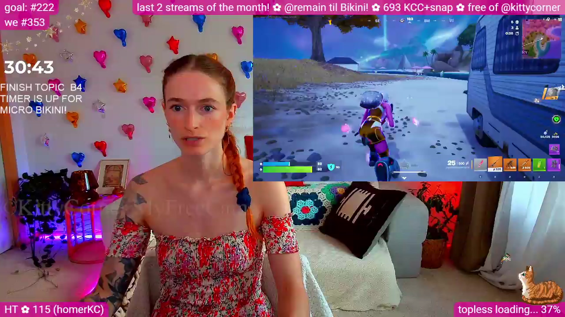 Gallery image thumbnail from KittyCorner's myfreecams stream on, 06/25/2026, 19:09 image 7 of 20