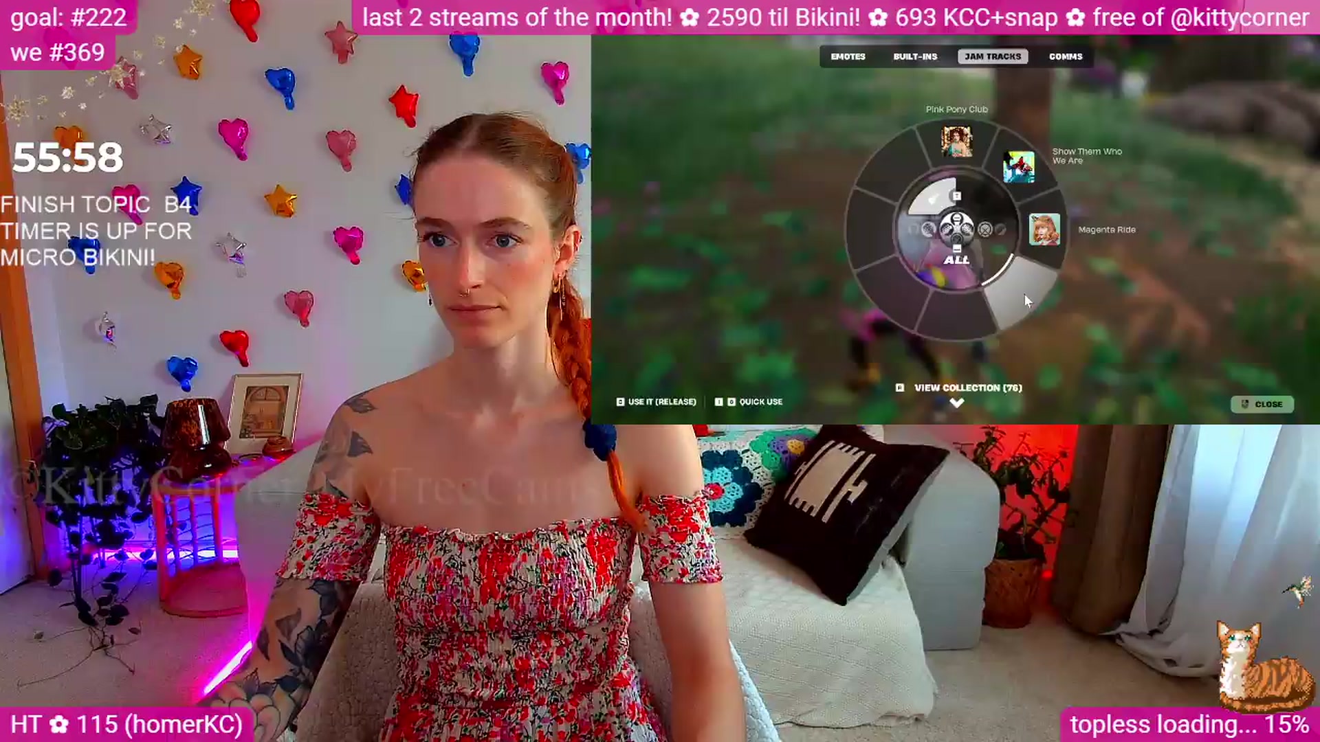 Gallery image thumbnail from KittyCorner's myfreecams stream on, 06/25/2026, 19:09 image 2 of 20