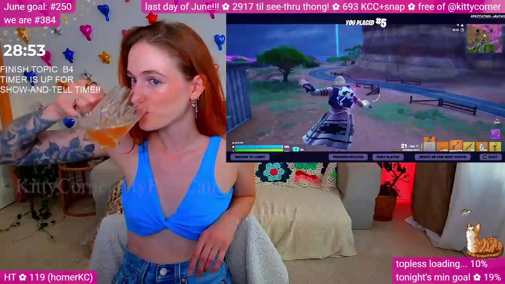 Gallery image thumbnail from KittyCorner's myfreecams stream on, 07/01/2026, 01:38 image 13 of 20