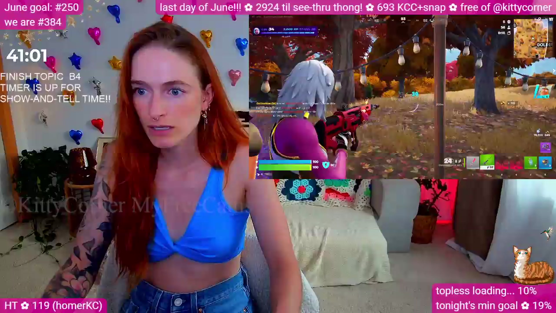Gallery image thumbnail from KittyCorner's myfreecams stream on, 07/01/2026, 01:38 image 6 of 20