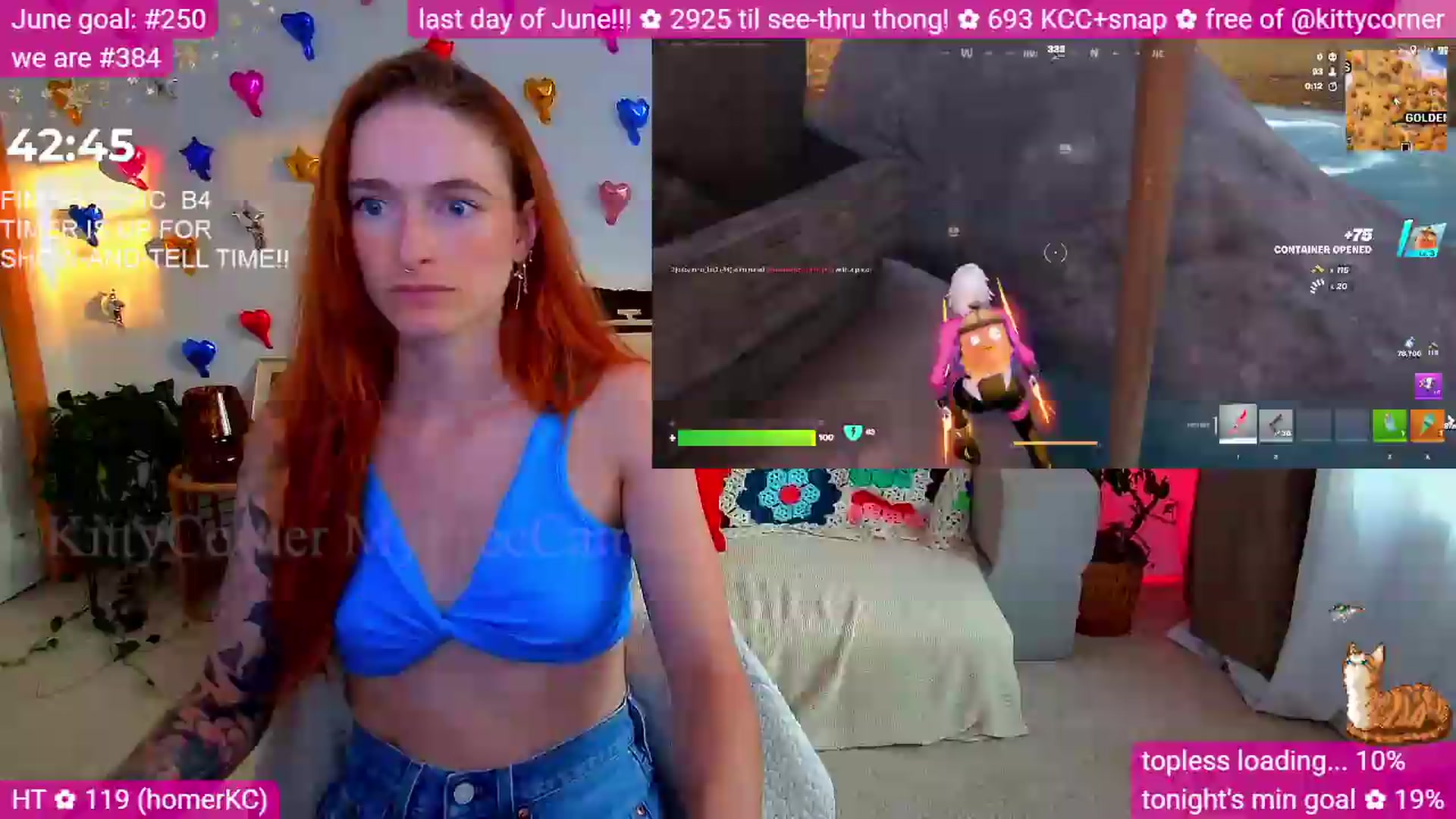 Gallery image thumbnail from KittyCorner's myfreecams stream on, 07/01/2026, 01:38 image 5 of 20
