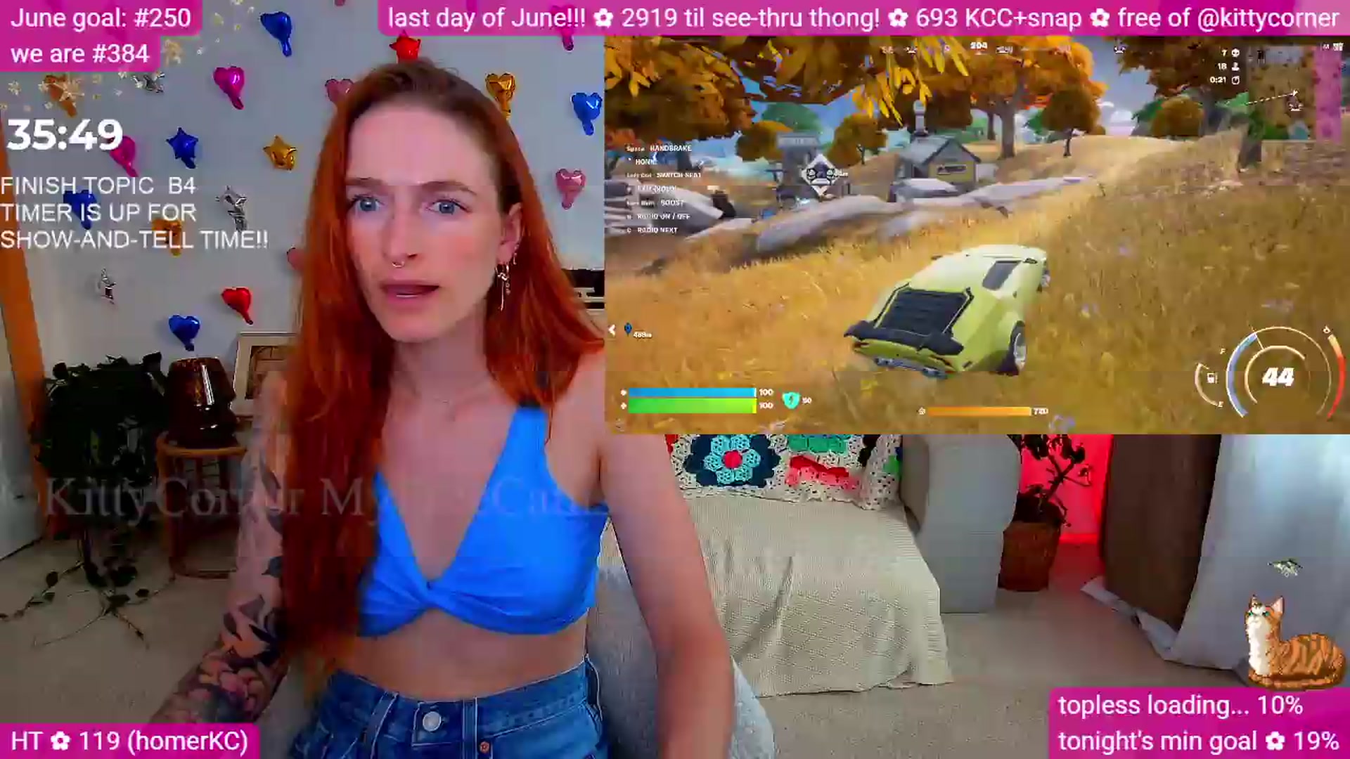 Gallery image thumbnail from KittyCorner's myfreecams stream on, 07/01/2026, 01:38 image 9 of 20