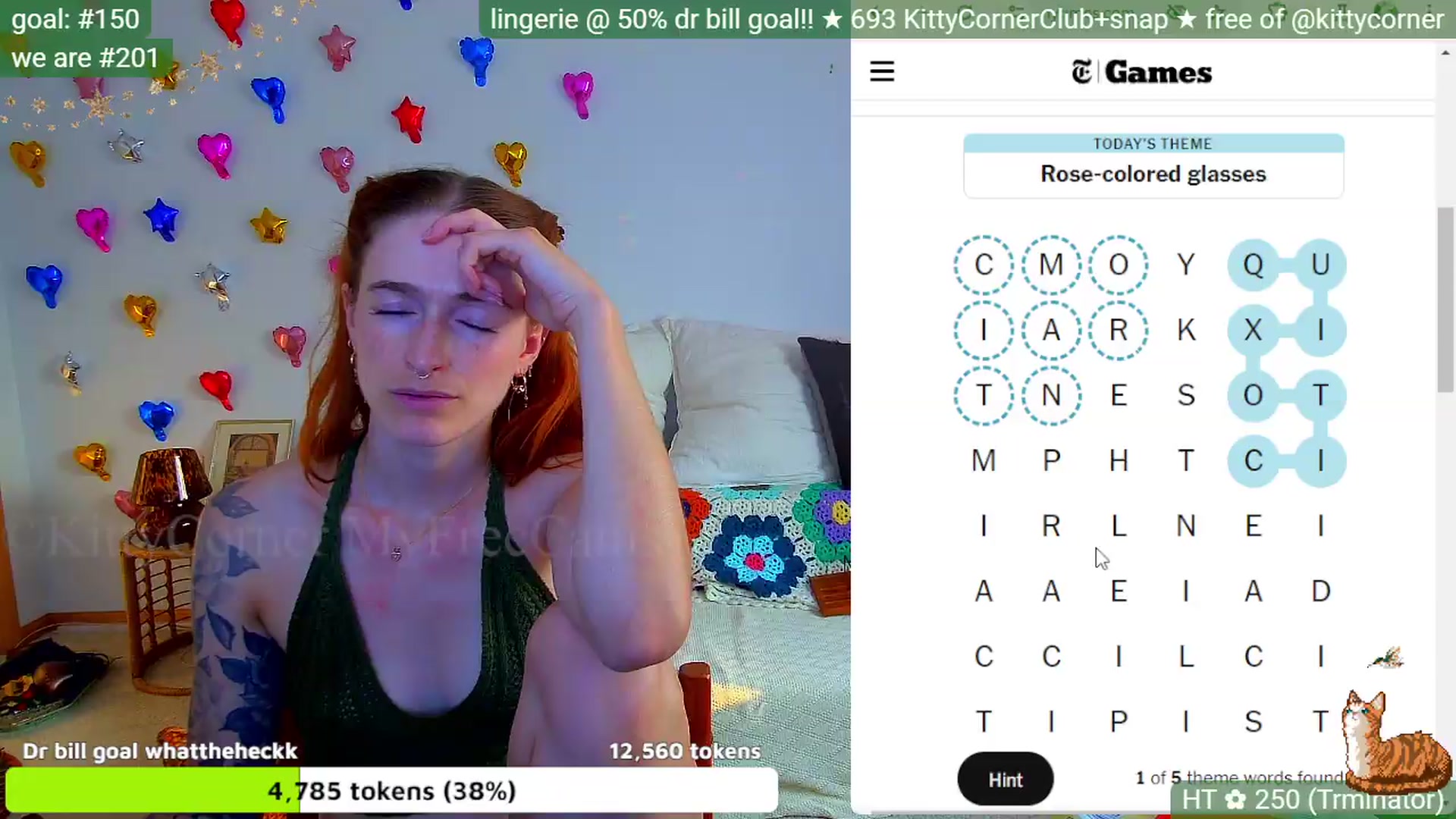 Gallery image thumbnail from KittyCorner's myfreecams stream on, 07/16/2026, 24:34 image 19 of 20