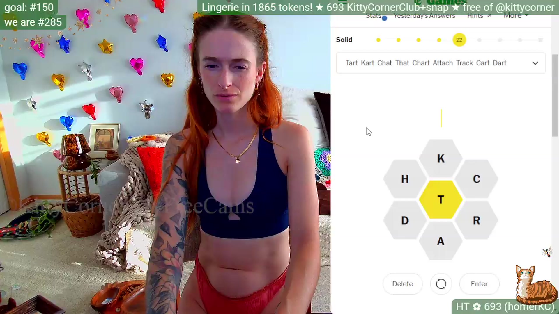 Gallery image thumbnail from KittyCorner's myfreecams stream on, 07/23/2026, 01:20 image 8 of 20