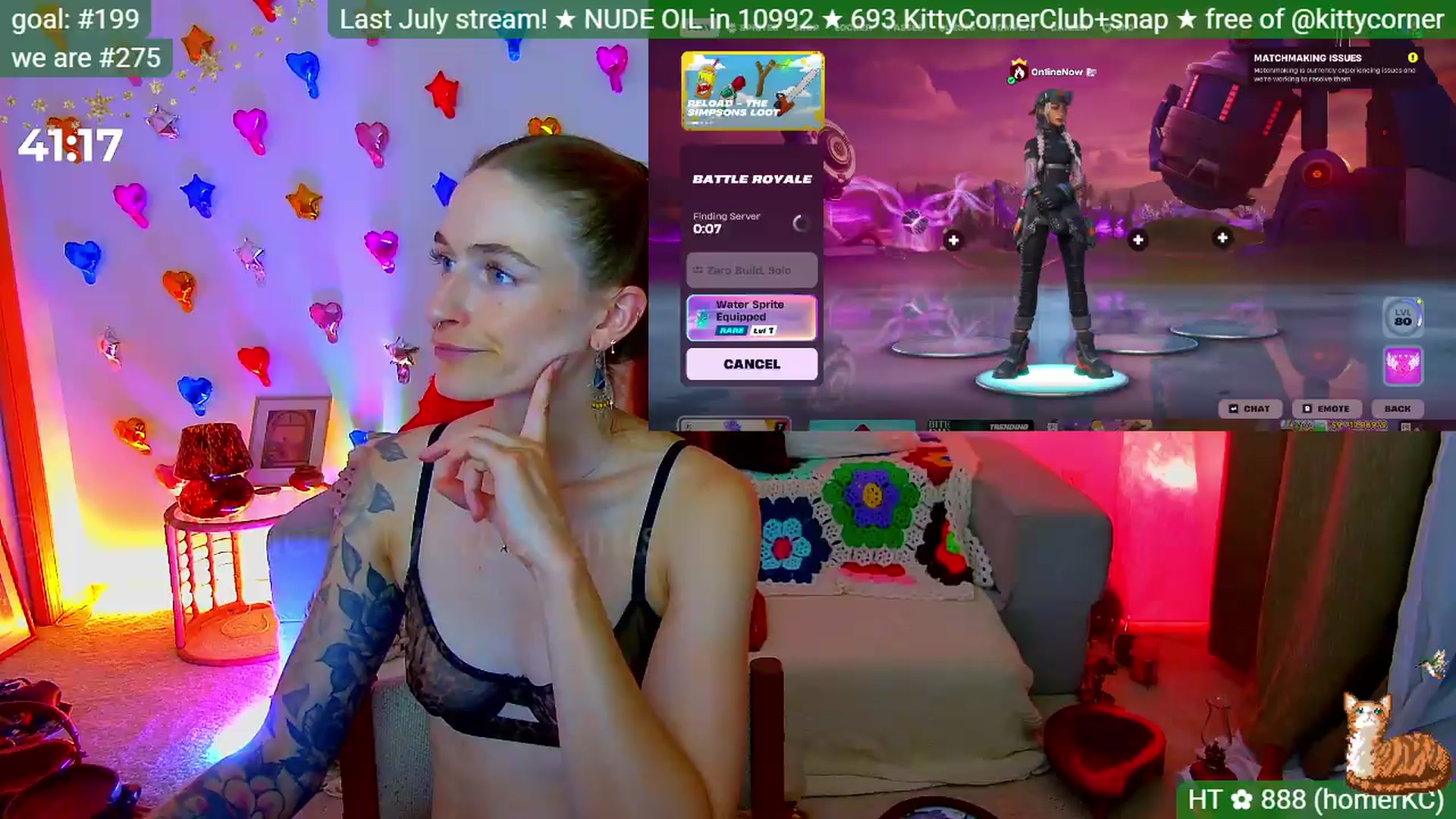 Gallery image thumbnail from KittyCorner's myfreecams stream on, 07/31/2026, 02:35 image 13 of 20