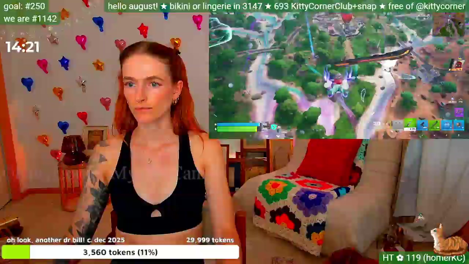 Gallery image thumbnail from KittyCorner's myfreecams stream on, 08/04/2026, 02:36 image 8 of 20