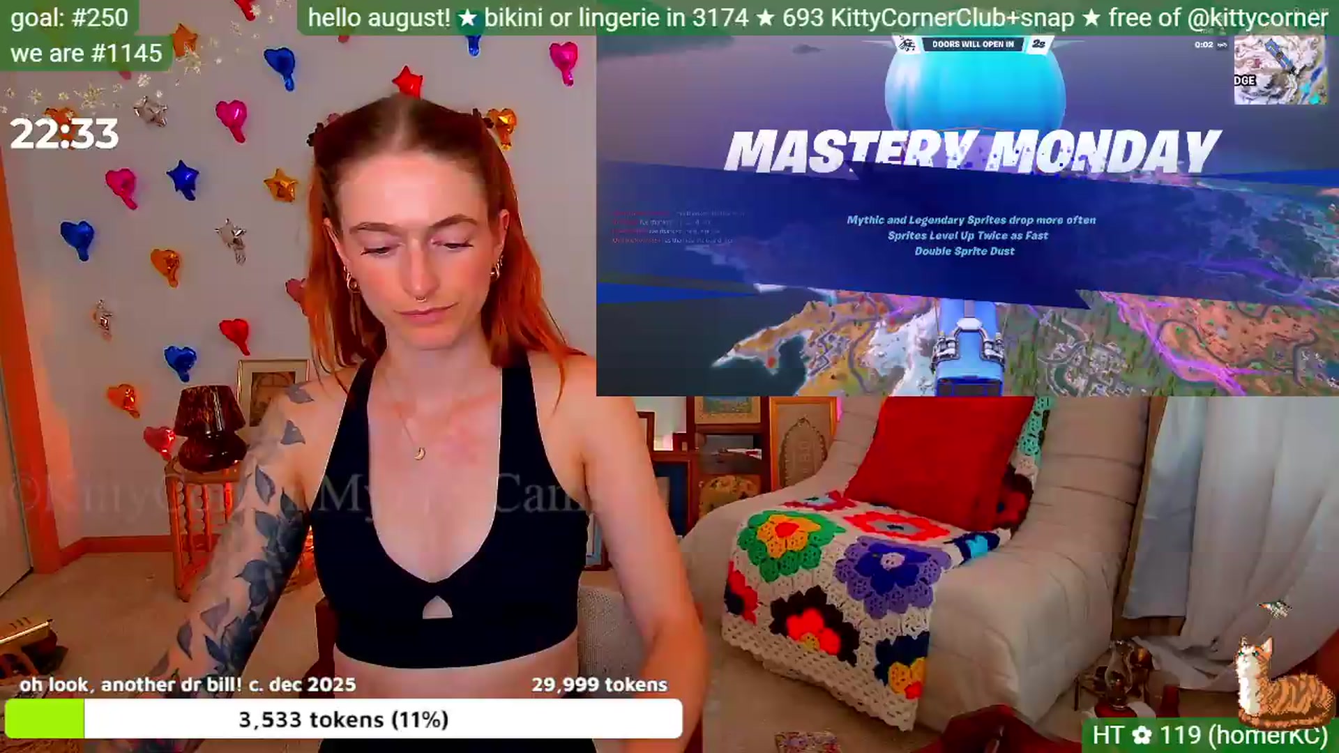 Gallery image thumbnail from KittyCorner's myfreecams stream on, 08/04/2026, 02:36 image 6 of 20