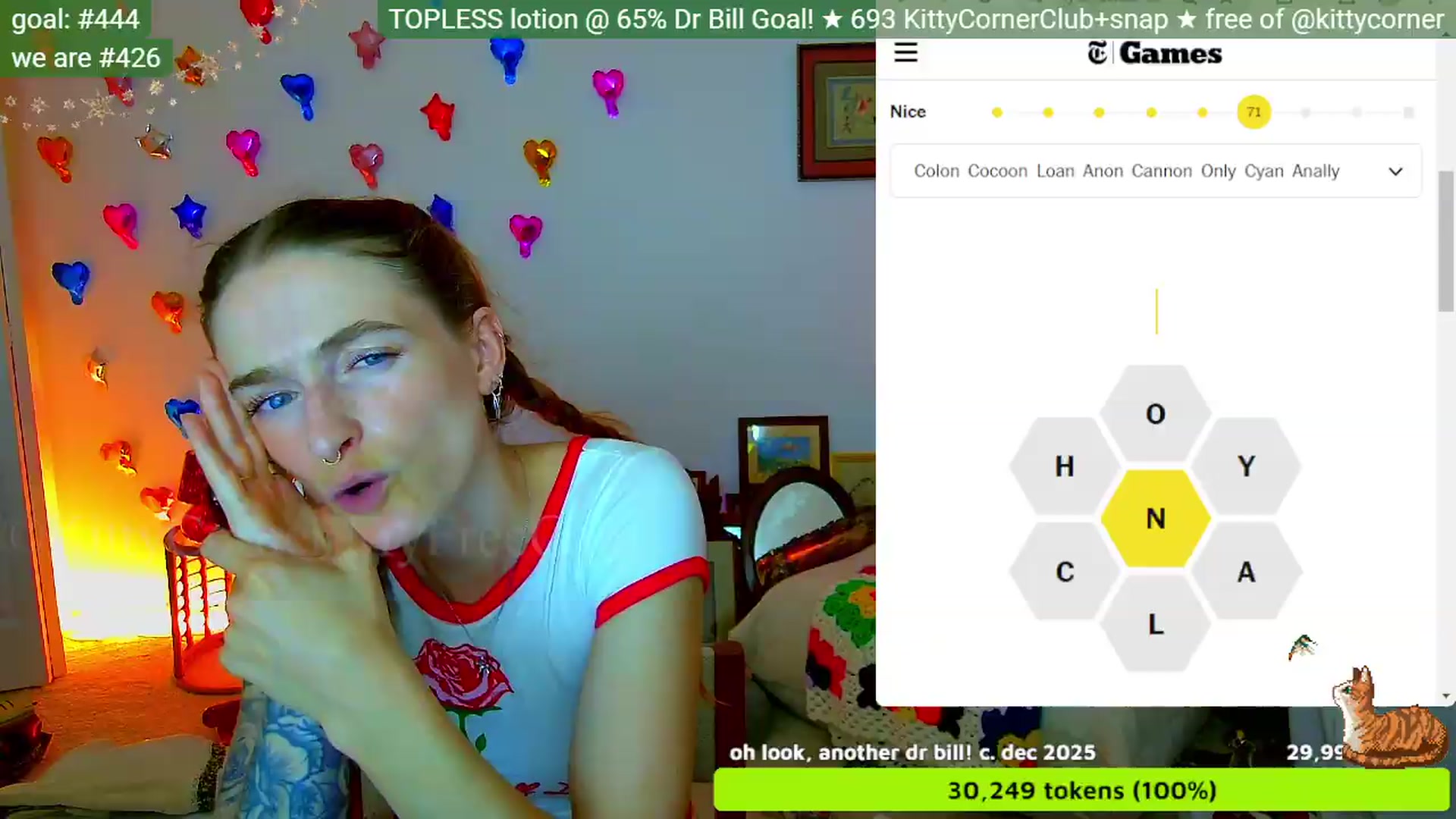 Gallery image thumbnail from KittyCorner's myfreecams stream on, 08/14/2026, 04:11 image 9 of 20