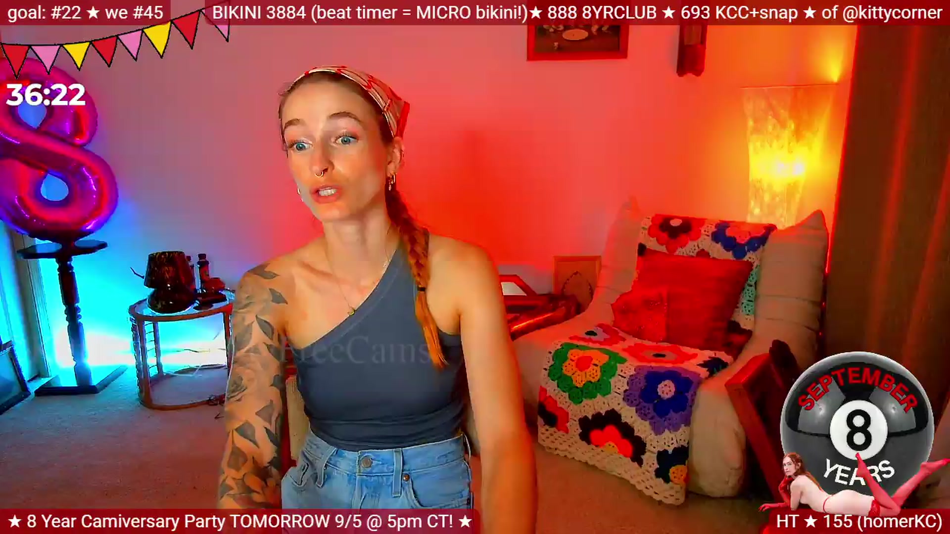 Gallery image thumbnail from KittyCorner's myfreecams stream on, 09/05/2026, 03:30 image 2 of 20