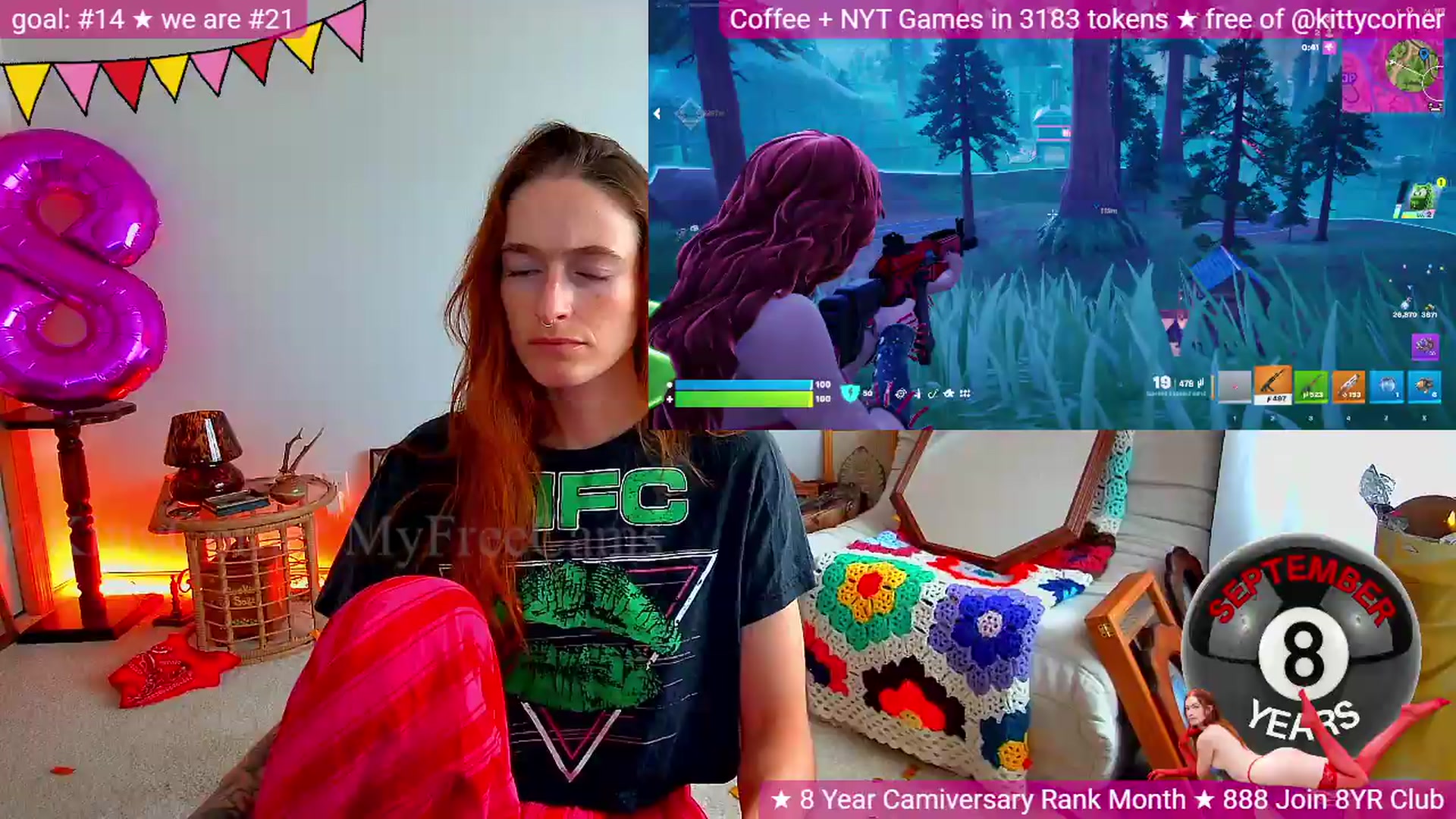 Gallery image thumbnail from KittyCorner's myfreecams stream on, 09/06/2026, 16:54 image 20 of 20