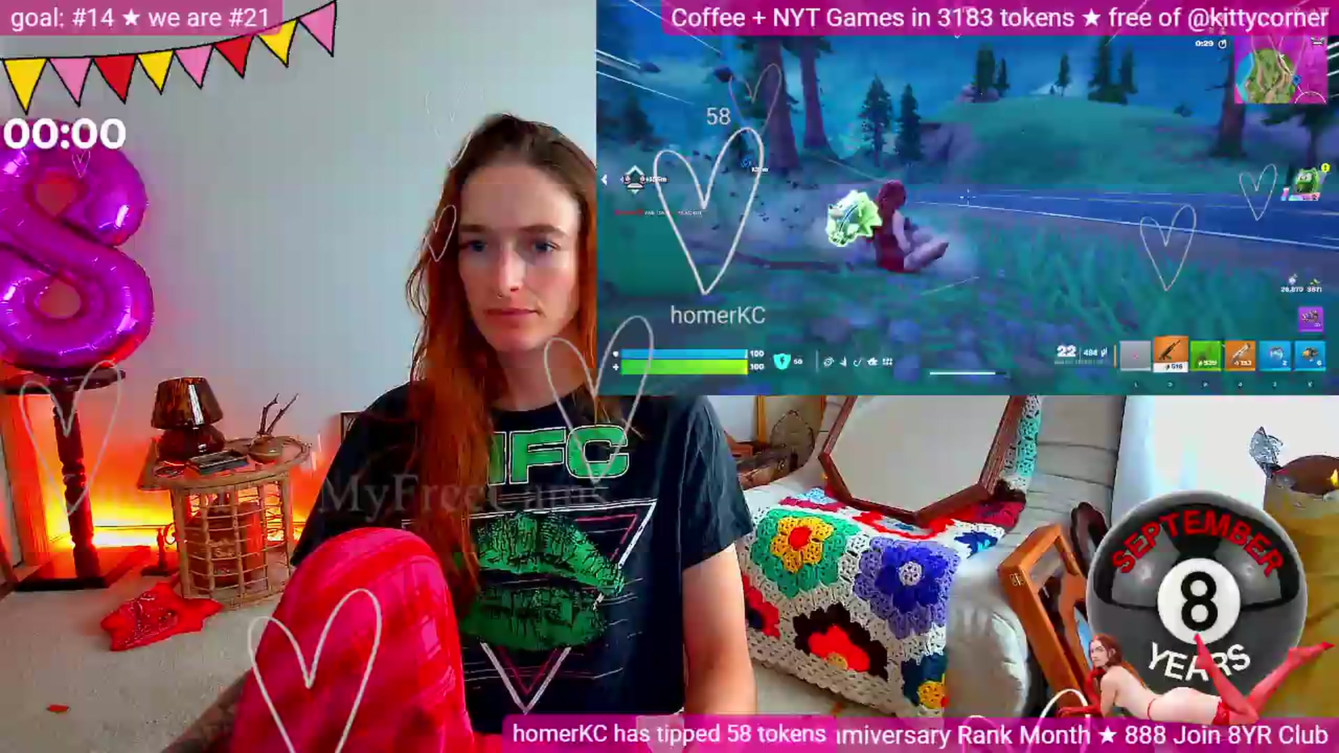 Gallery image thumbnail from KittyCorner's myfreecams stream on, 09/06/2026, 16:54 image 19 of 20