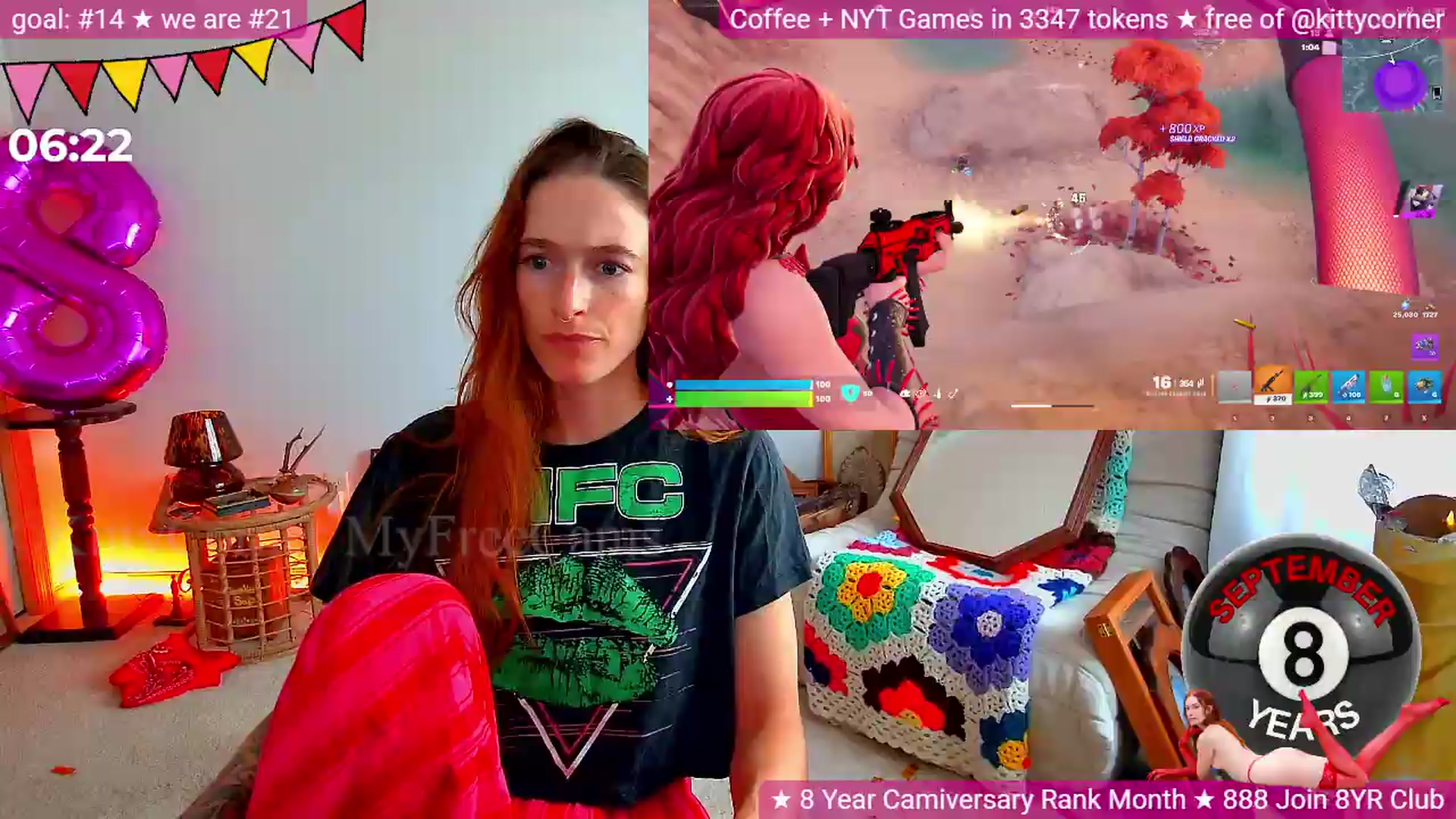 Gallery image thumbnail from KittyCorner's myfreecams stream on, 09/06/2026, 16:54 image 12 of 20