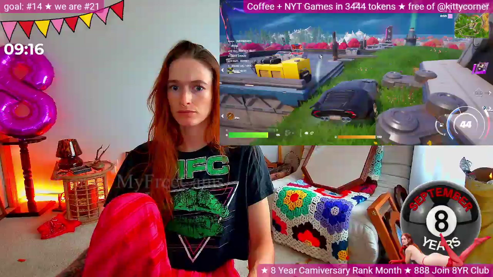 Gallery image thumbnail from KittyCorner's myfreecams stream on, 09/06/2026, 16:54 image 9 of 20