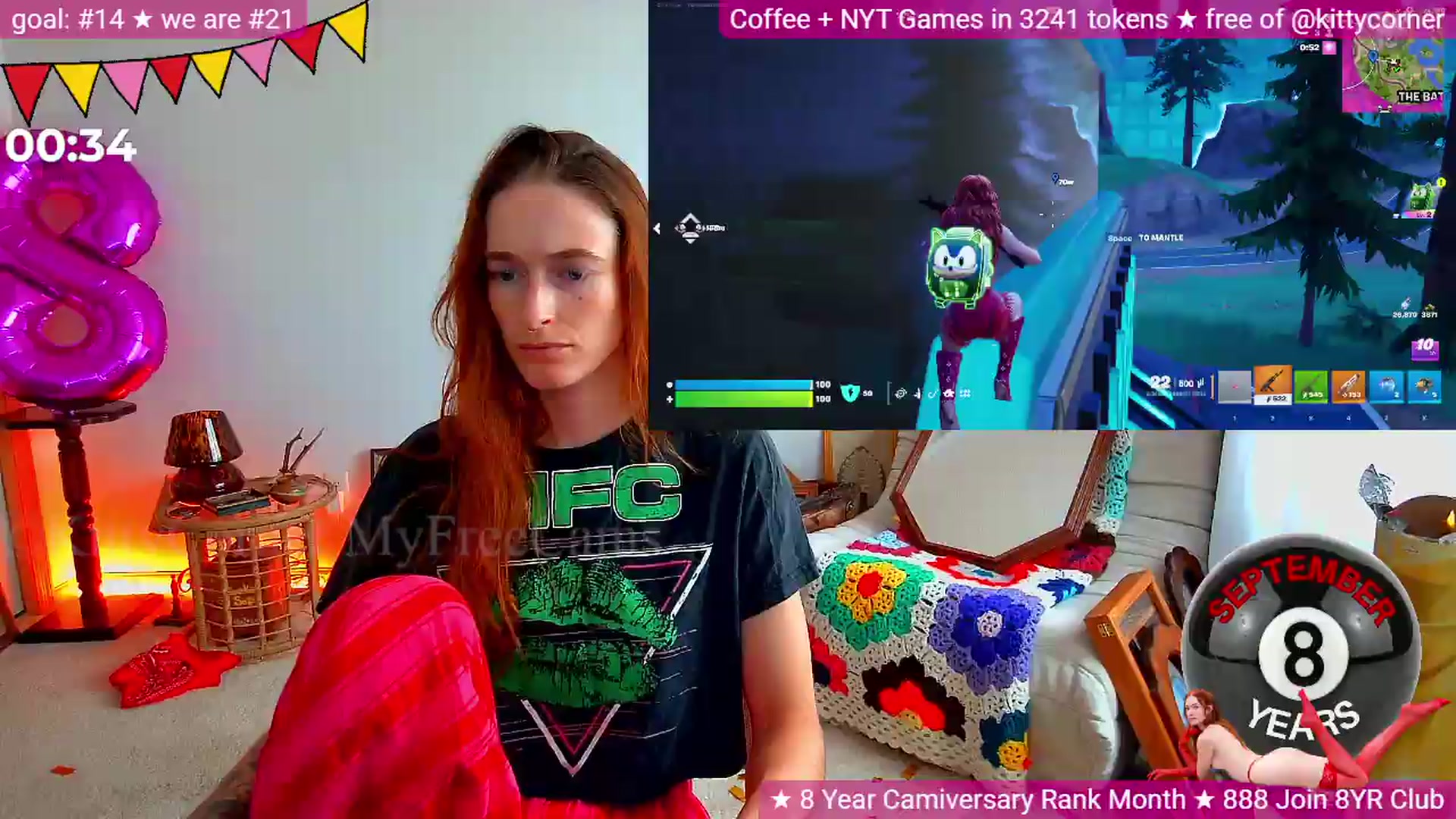 Gallery image thumbnail from KittyCorner's myfreecams stream on, 09/06/2026, 16:54 image 18 of 20