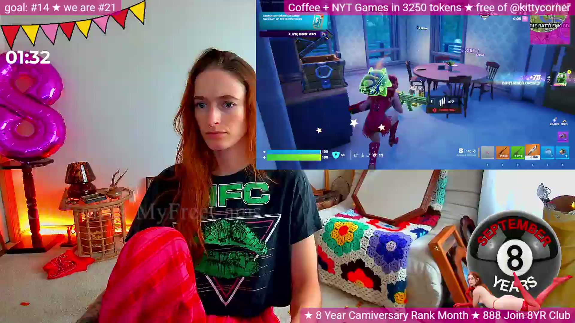 Gallery image thumbnail from KittyCorner's myfreecams stream on, 09/06/2026, 16:54 image 17 of 20