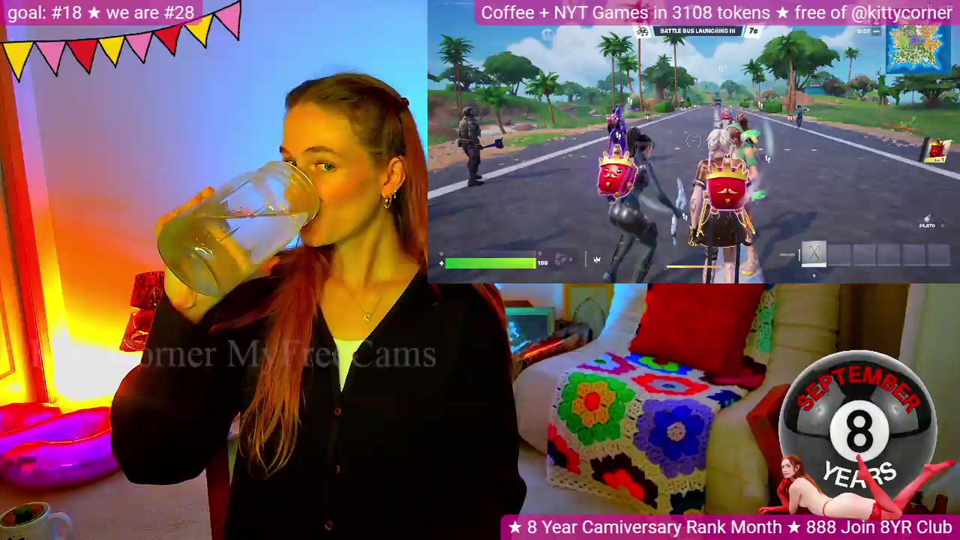 Gallery image thumbnail from KittyCorner's myfreecams stream on, 09/09/2026, 01:55 image 2 of 20