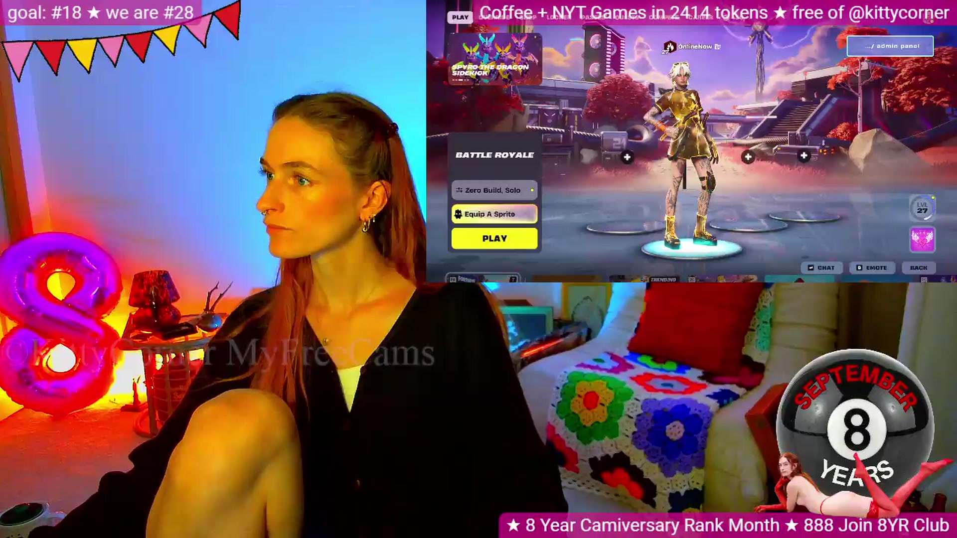 Gallery image thumbnail from KittyCorner's myfreecams stream on, 09/09/2026, 01:55 image 7 of 20