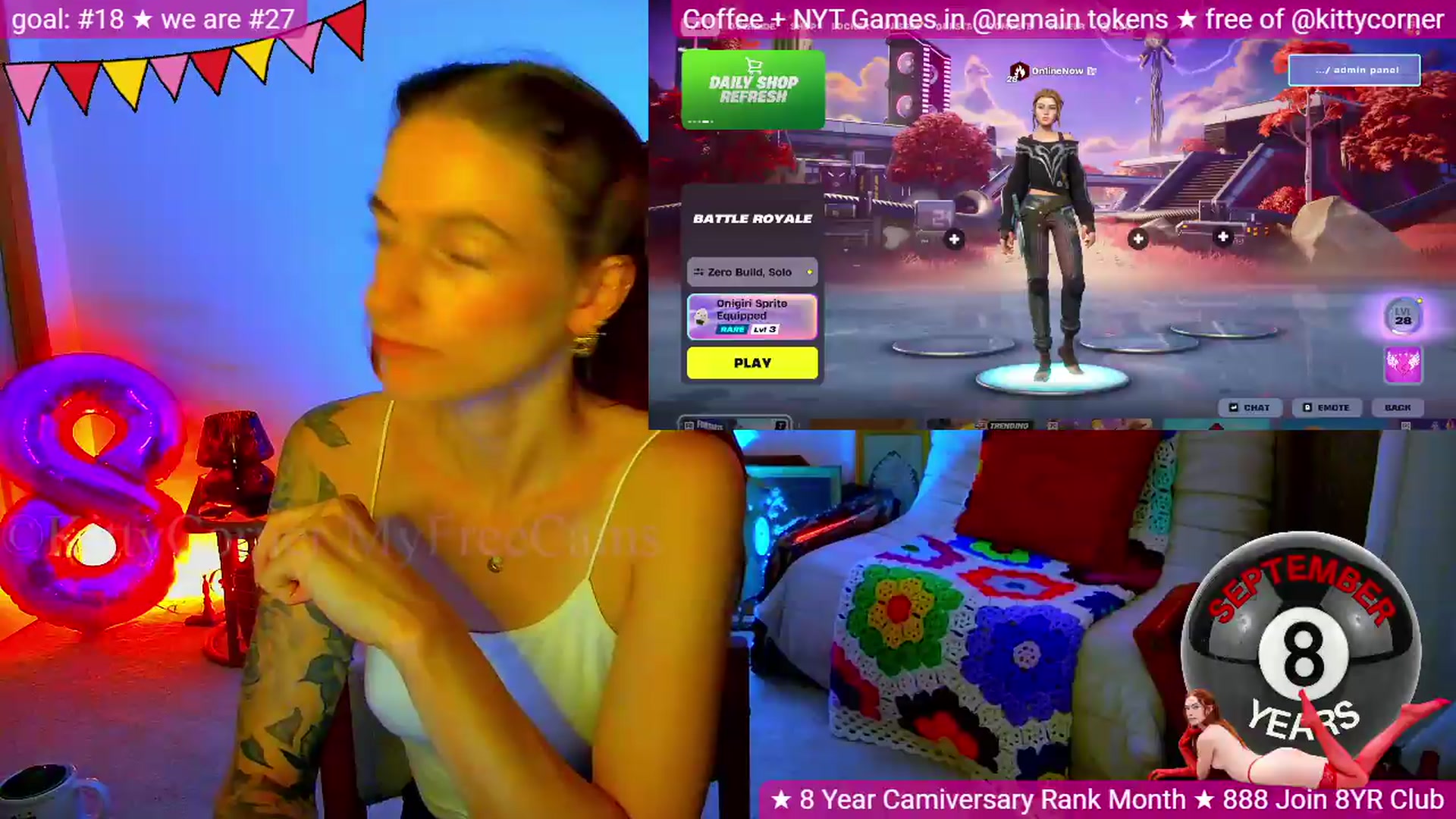 Gallery image thumbnail from KittyCorner's myfreecams stream on, 09/09/2026, 01:55 image 14 of 20