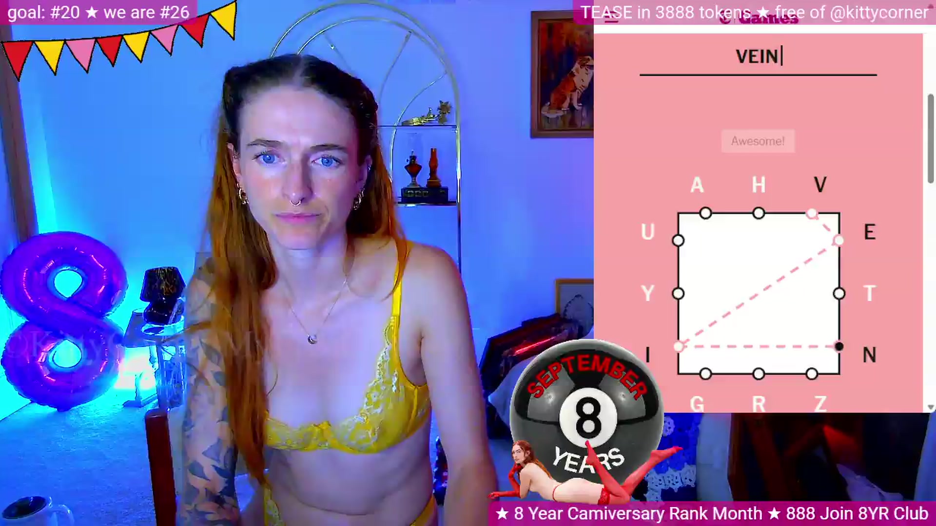 Gallery image thumbnail from KittyCorner's myfreecams stream on, 09/10/2026, 03:17 image 17 of 20