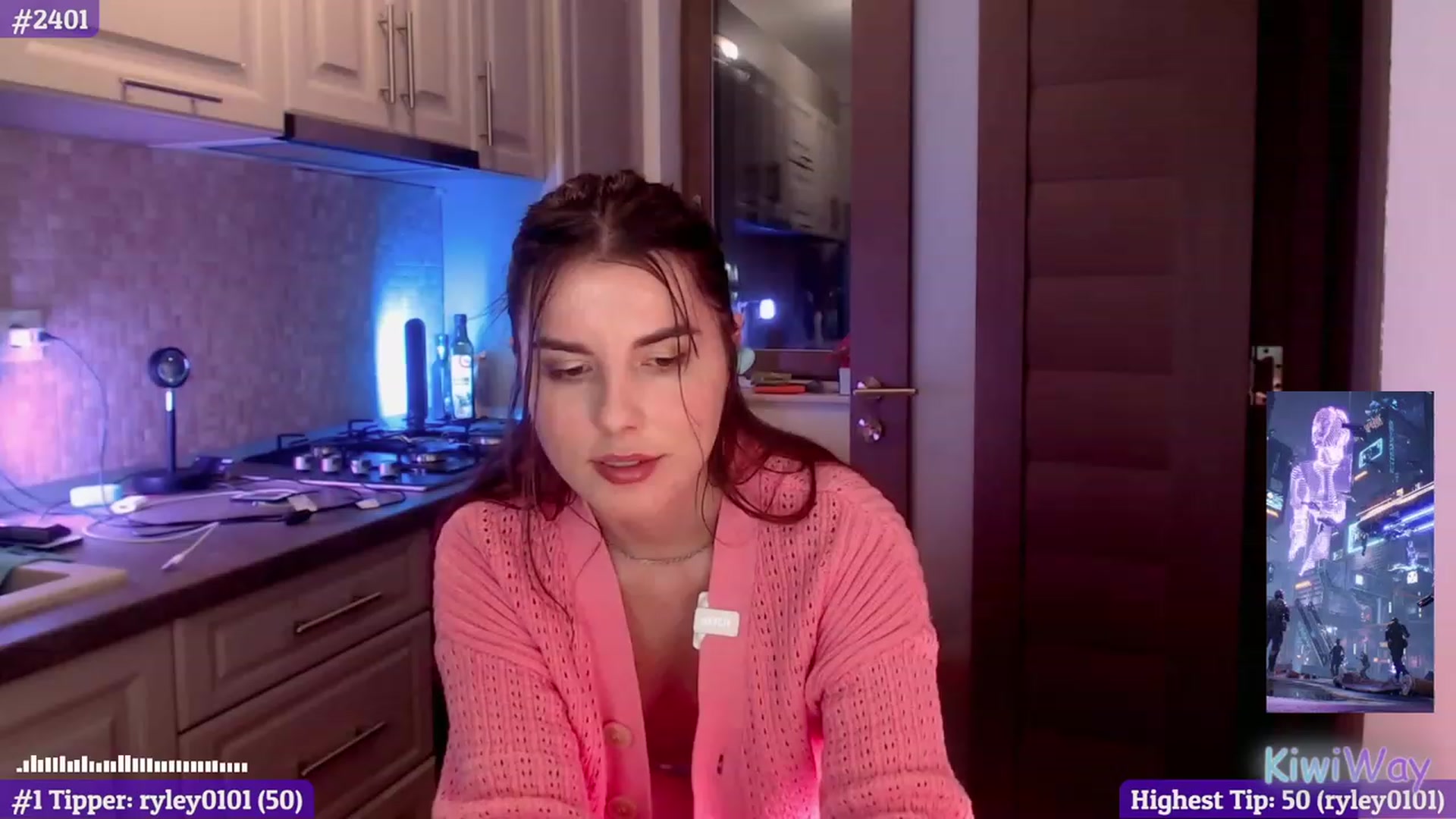 Gallery image thumbnail from KiwiWay's myfreecams stream on, 02/12/2023, 04:28 image 4 of 20