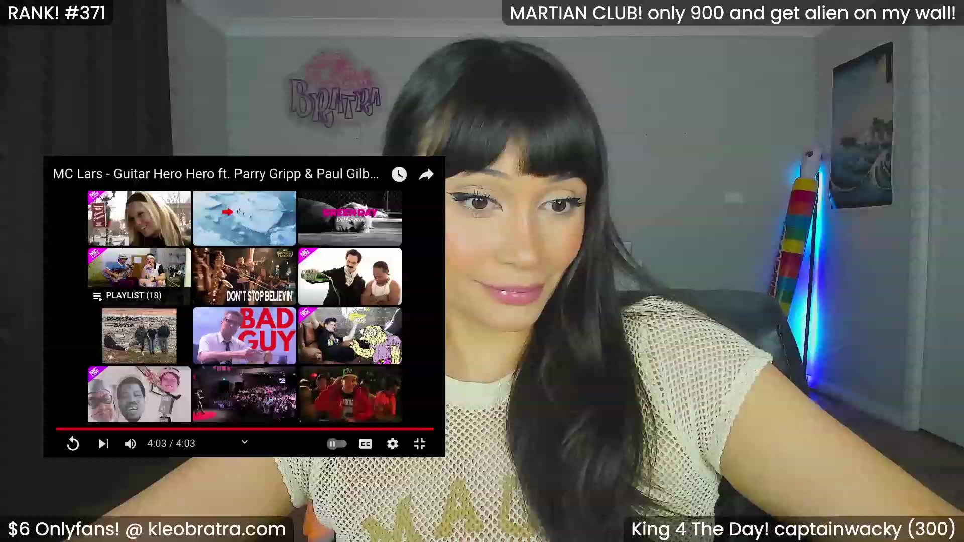Gallery image thumbnail from KleoBratra's myfreecams stream on, 03/07/2024, 12:19 image 1 of 20