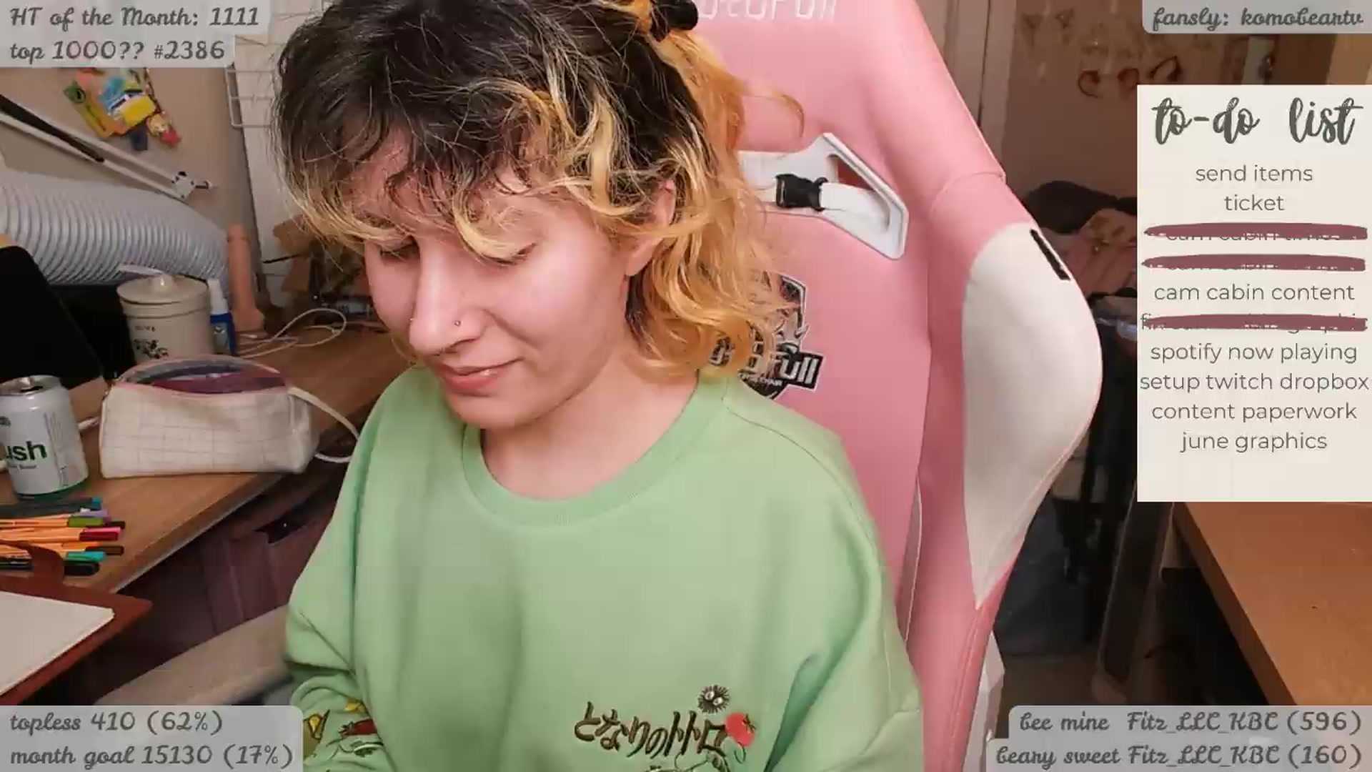 Gallery image thumbnail from KomoBear's myfreecams stream on, 04/24/2026, 06:30 image 20 of 20