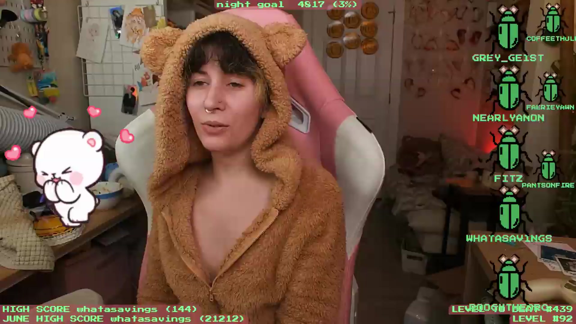 Gallery image thumbnail from KomoBear's myfreecams stream on, 06/14/2026, 05:37 image 1 of 20