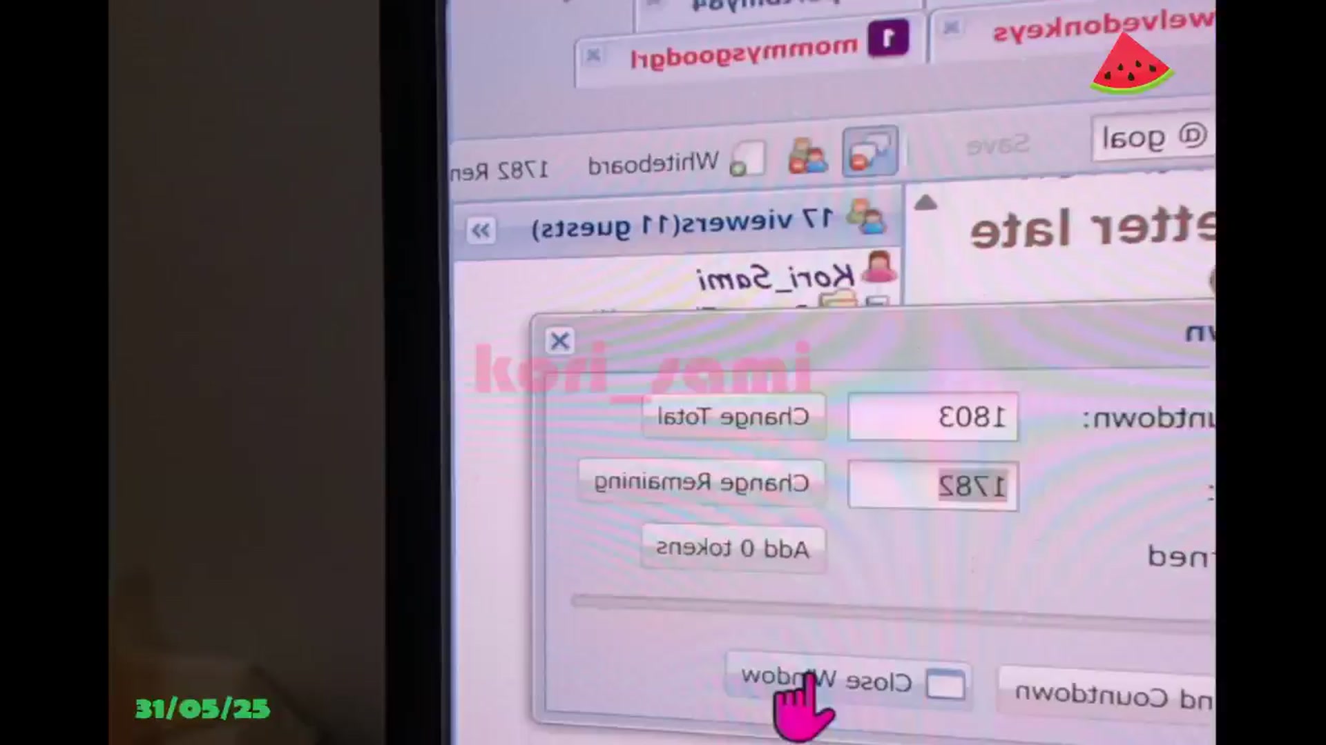 Gallery image thumbnail from Kori_Sami's myfreecams stream on, 05/31/2025, 13:15 image 6 of 20