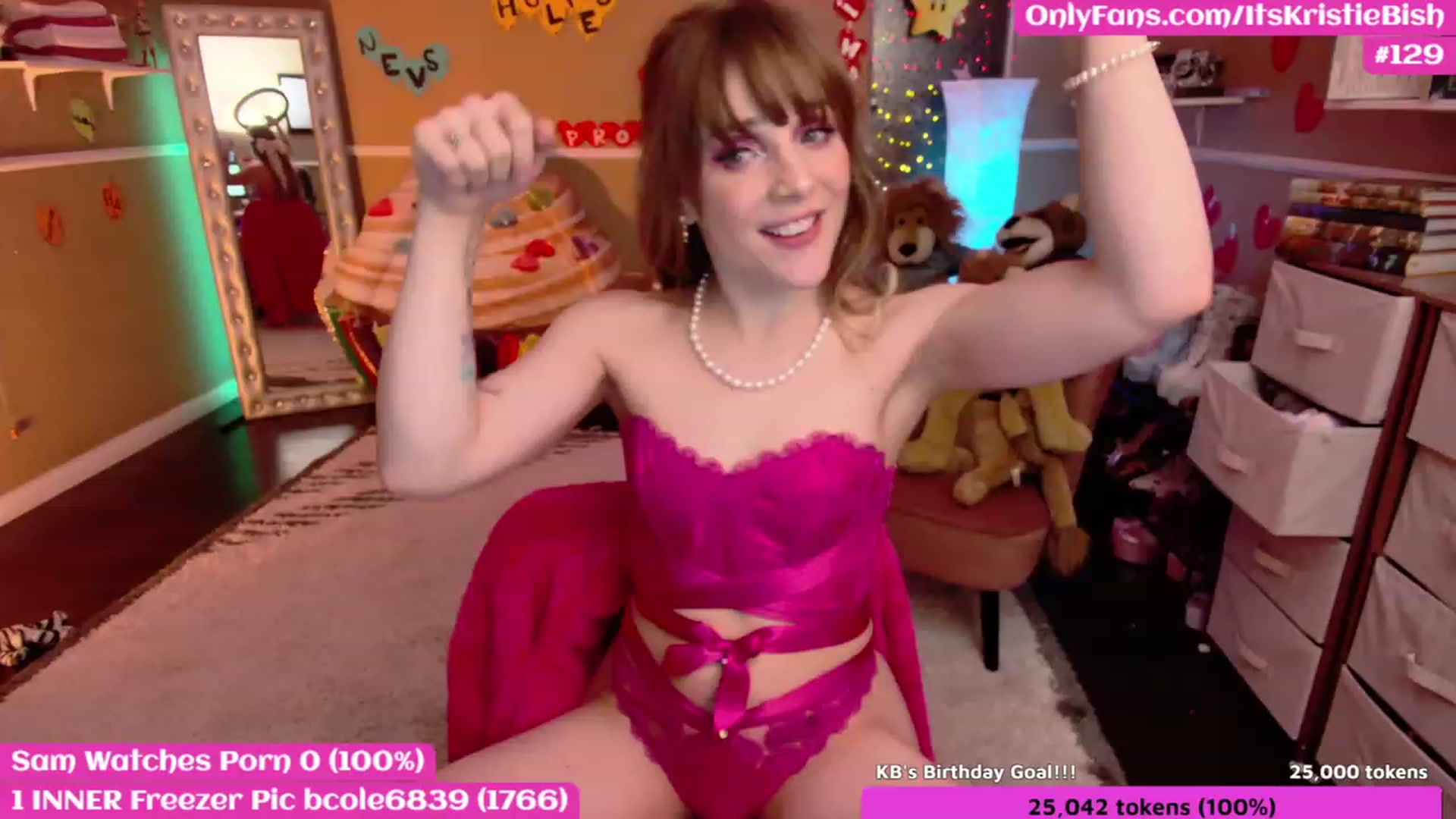 Gallery image thumbnail from KristieBish's myfreecams stream on, 02/04/2023, 09:19 image 11 of 20
