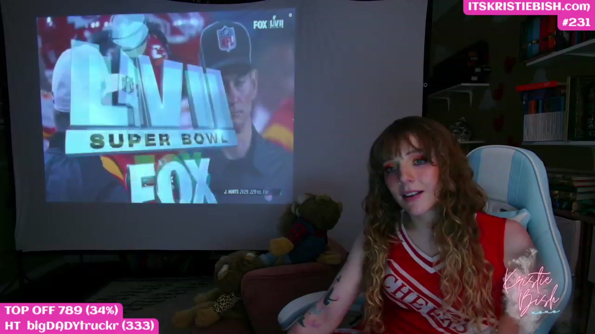 Gallery image thumbnail from KristieBish's myfreecams stream on, 02/13/2023, 03:48 image 13 of 20