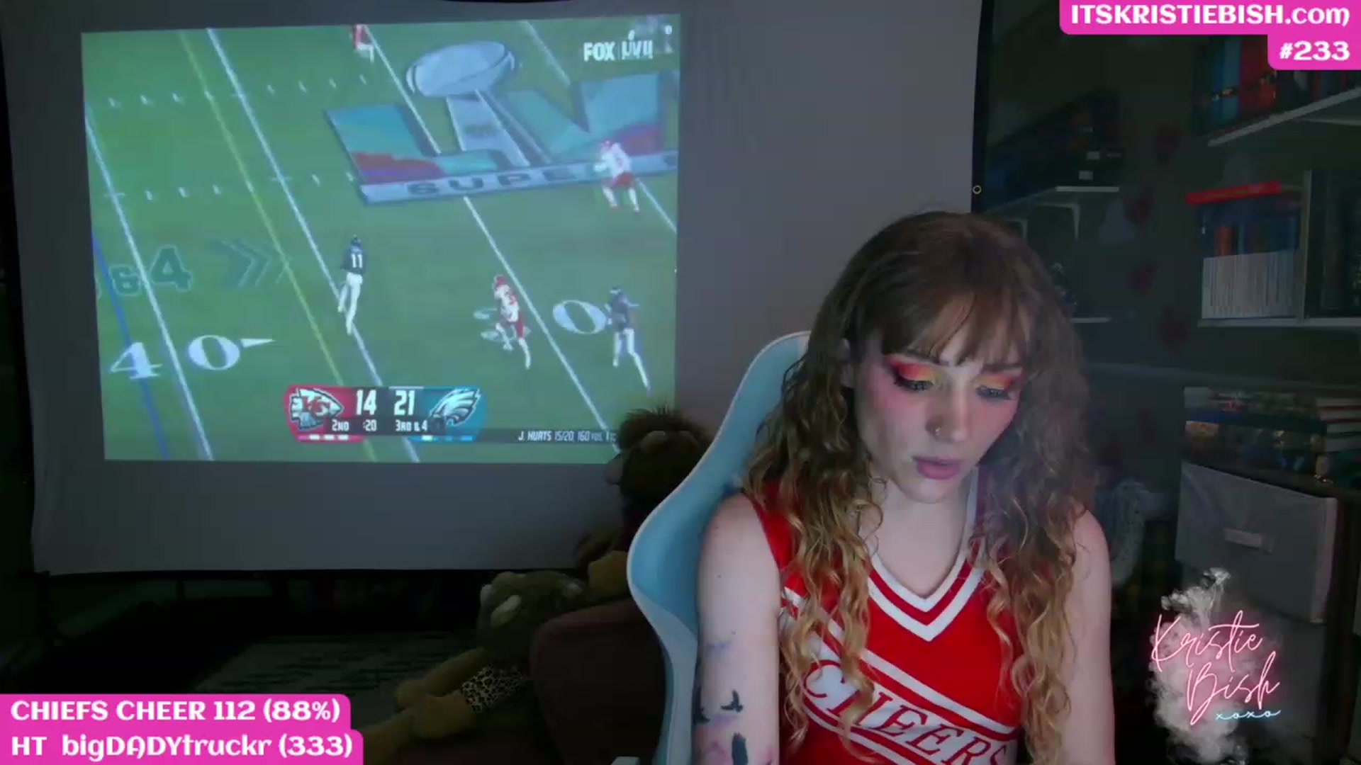 Gallery image thumbnail from KristieBish's myfreecams stream on, 02/13/2023, 03:48 image 8 of 20