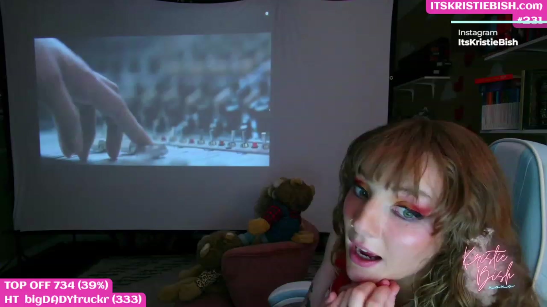 Gallery image thumbnail from KristieBish's myfreecams stream on, 02/13/2023, 03:48 image 14 of 20