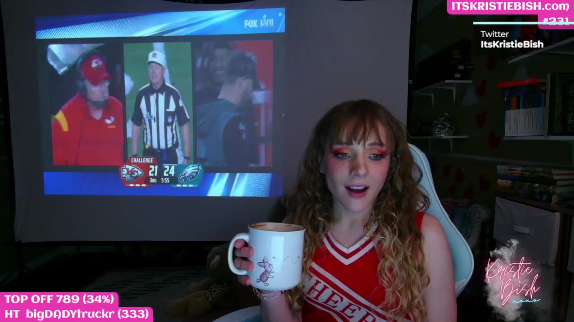 Gallery image thumbnail from KristieBish's myfreecams stream on, 02/13/2023, 04:10 image 12 of 20