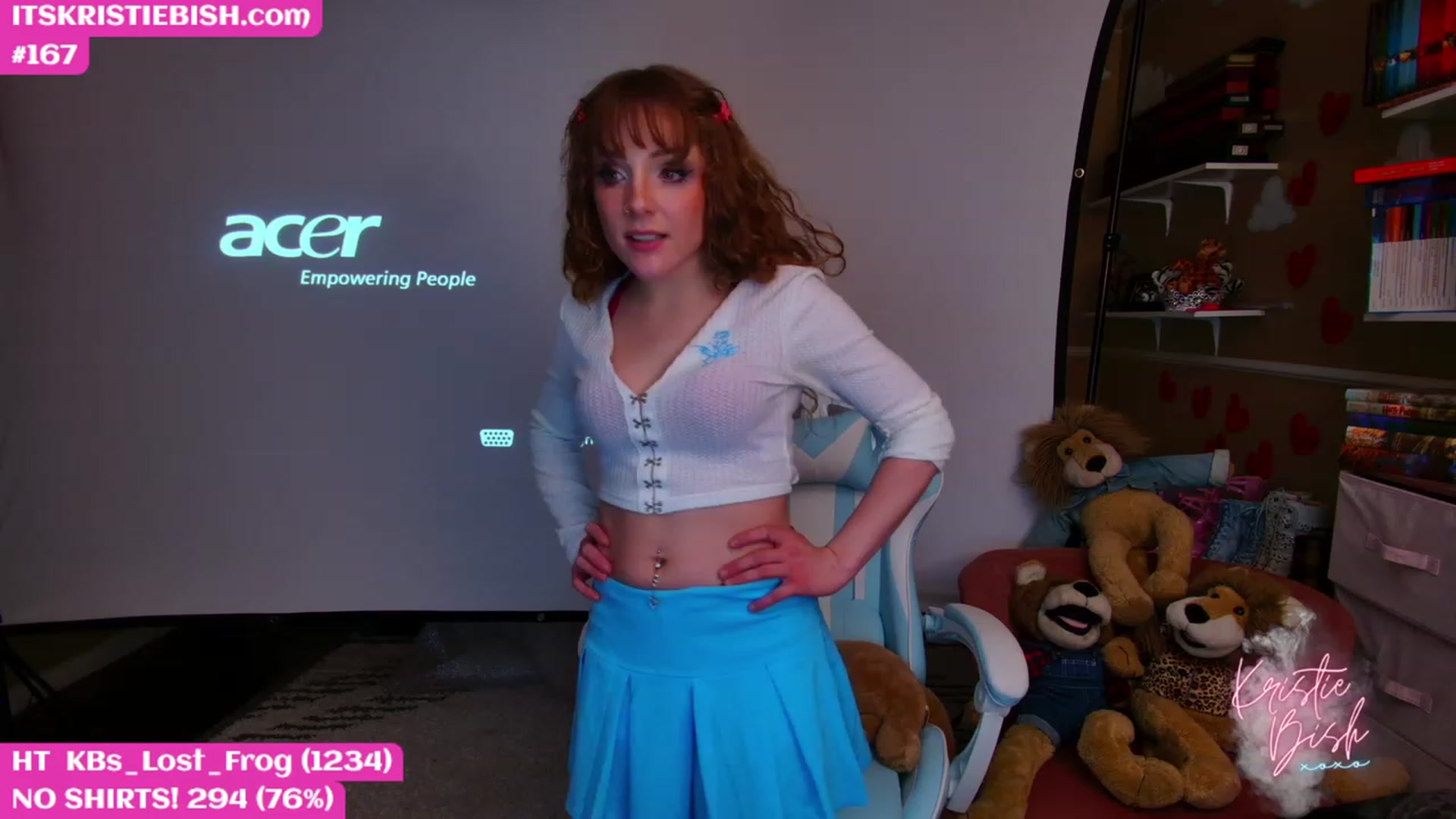 Gallery image thumbnail from KristieBish's myfreecams stream on, 02/18/2023, 07:19 image 13 of 20
