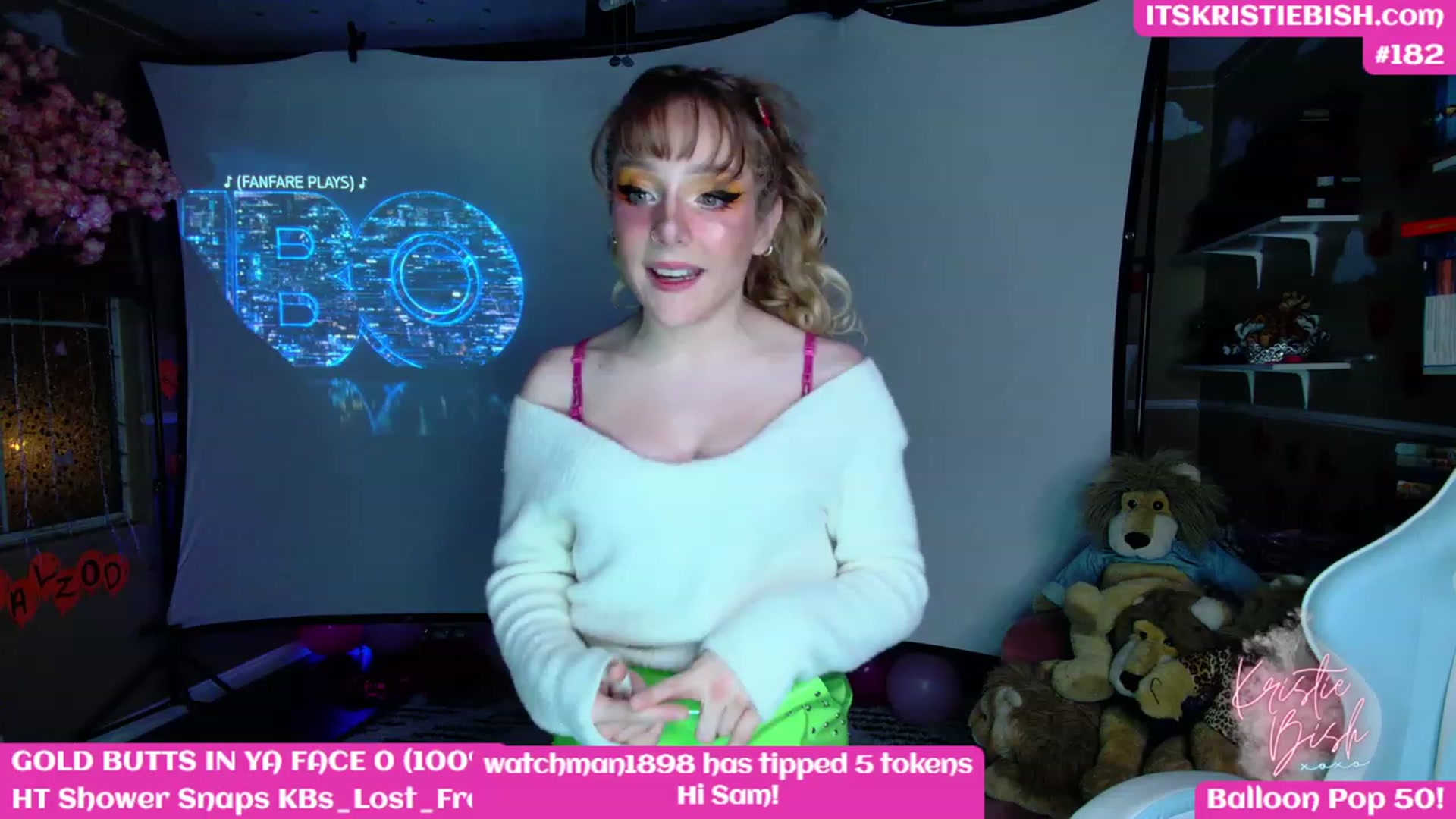 Gallery image thumbnail from KristieBish's myfreecams stream on, 02/26/2023, 08:30 image 2 of 20