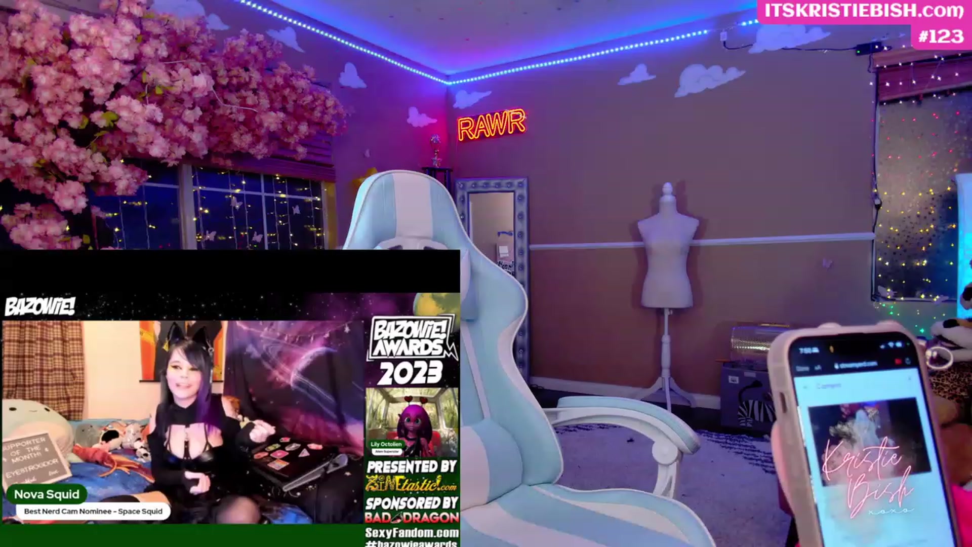 Gallery image thumbnail from KristieBish's myfreecams stream on, 03/05/2023, 03:54 image 16 of 20