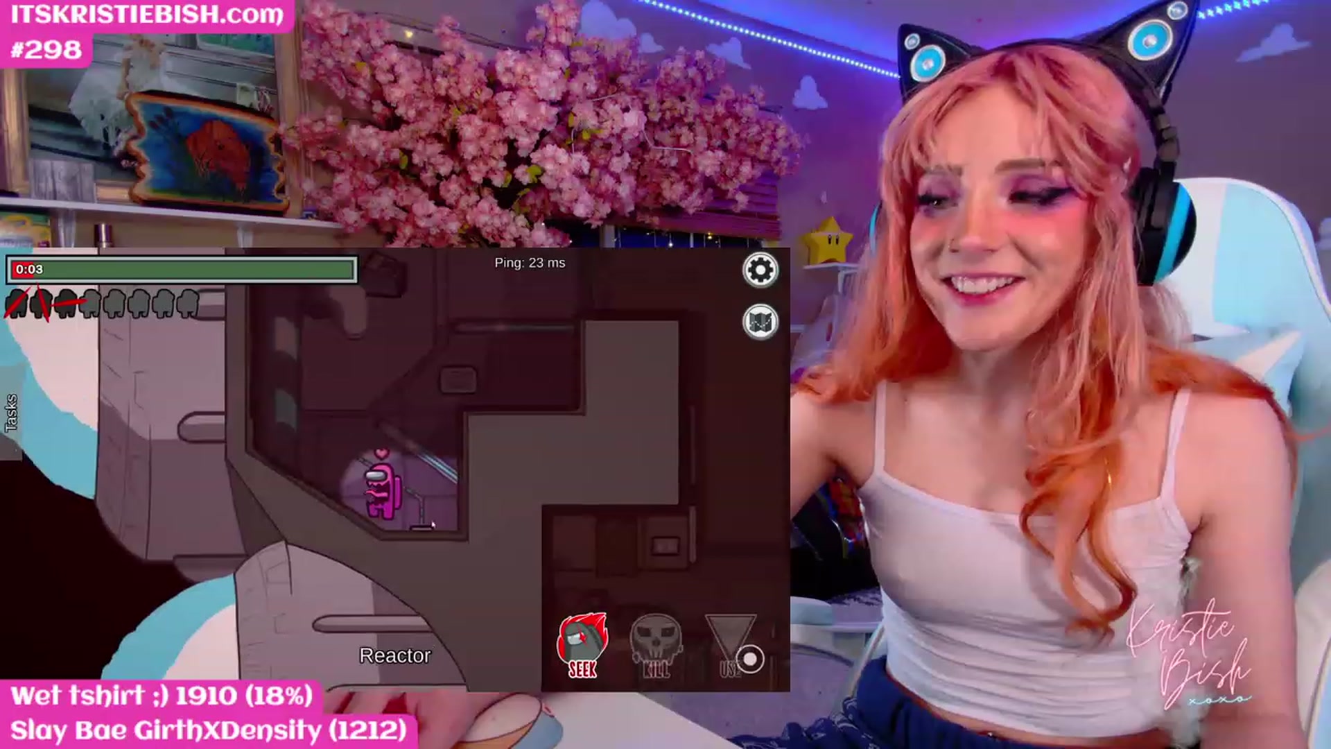Gallery image thumbnail from KristieBish's myfreecams stream on, 03/10/2023, 07:56 image 10 of 20