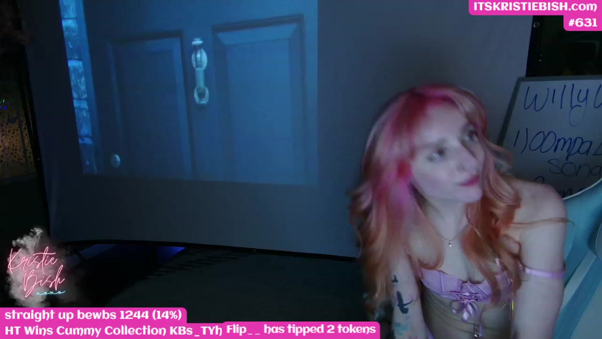Gallery image thumbnail from KristieBish's myfreecams stream on, 04/08/2023, 07:52 image 4 of 20