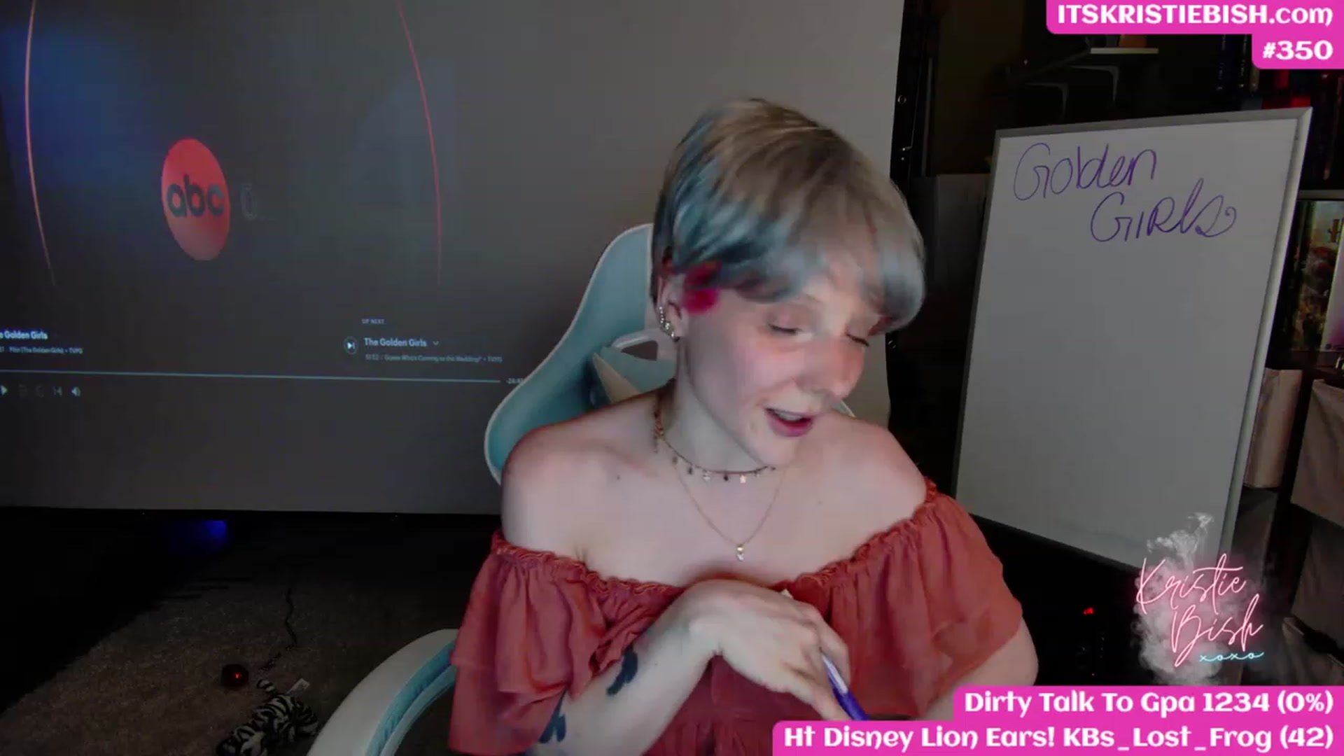 Gallery image thumbnail from KristieBish's myfreecams stream on, 04/15/2023, 05:25 image 1 of 20