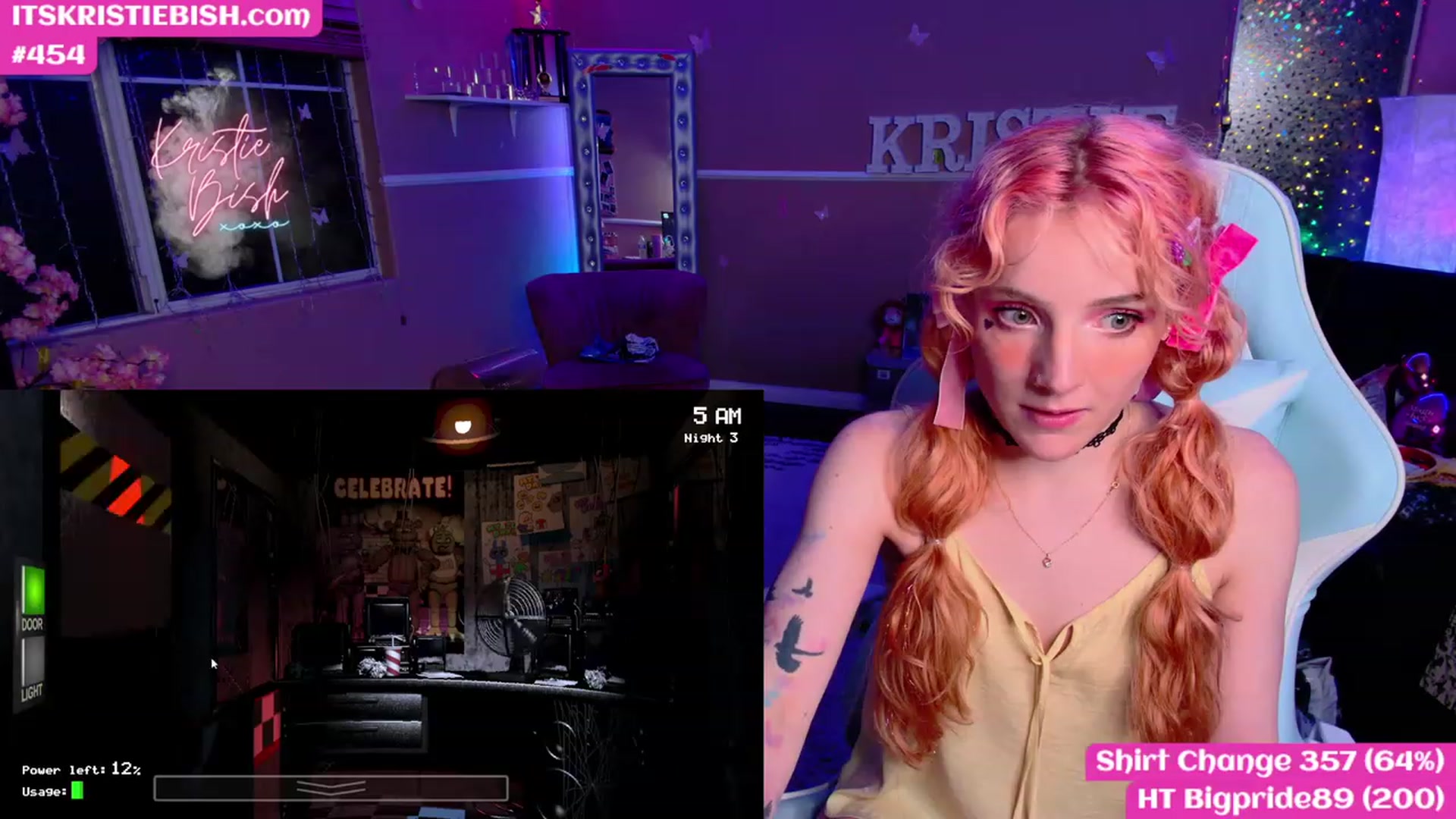 Gallery image thumbnail from KristieBish's myfreecams stream on, 05/01/2023, 04:37 image 14 of 20