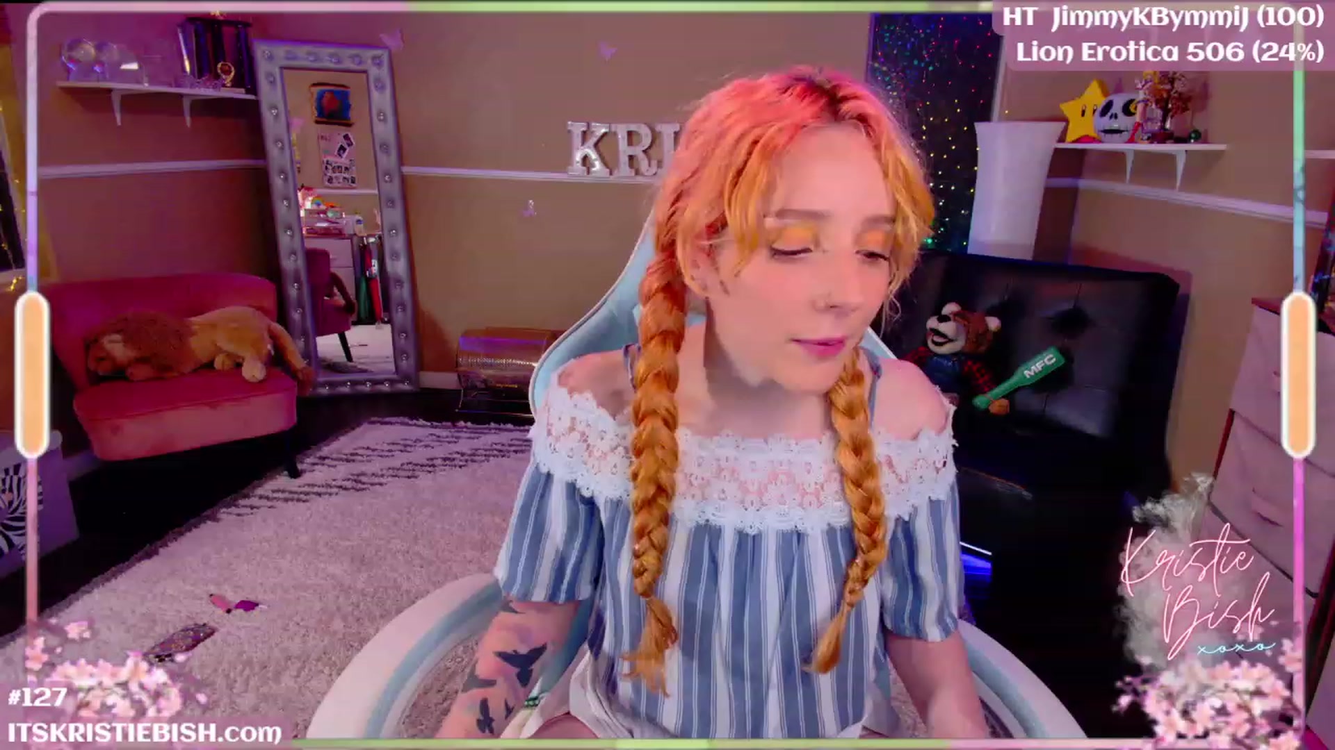 Gallery image thumbnail from KristieBish's myfreecams stream on, 06/12/2023, 04:04 image 18 of 20