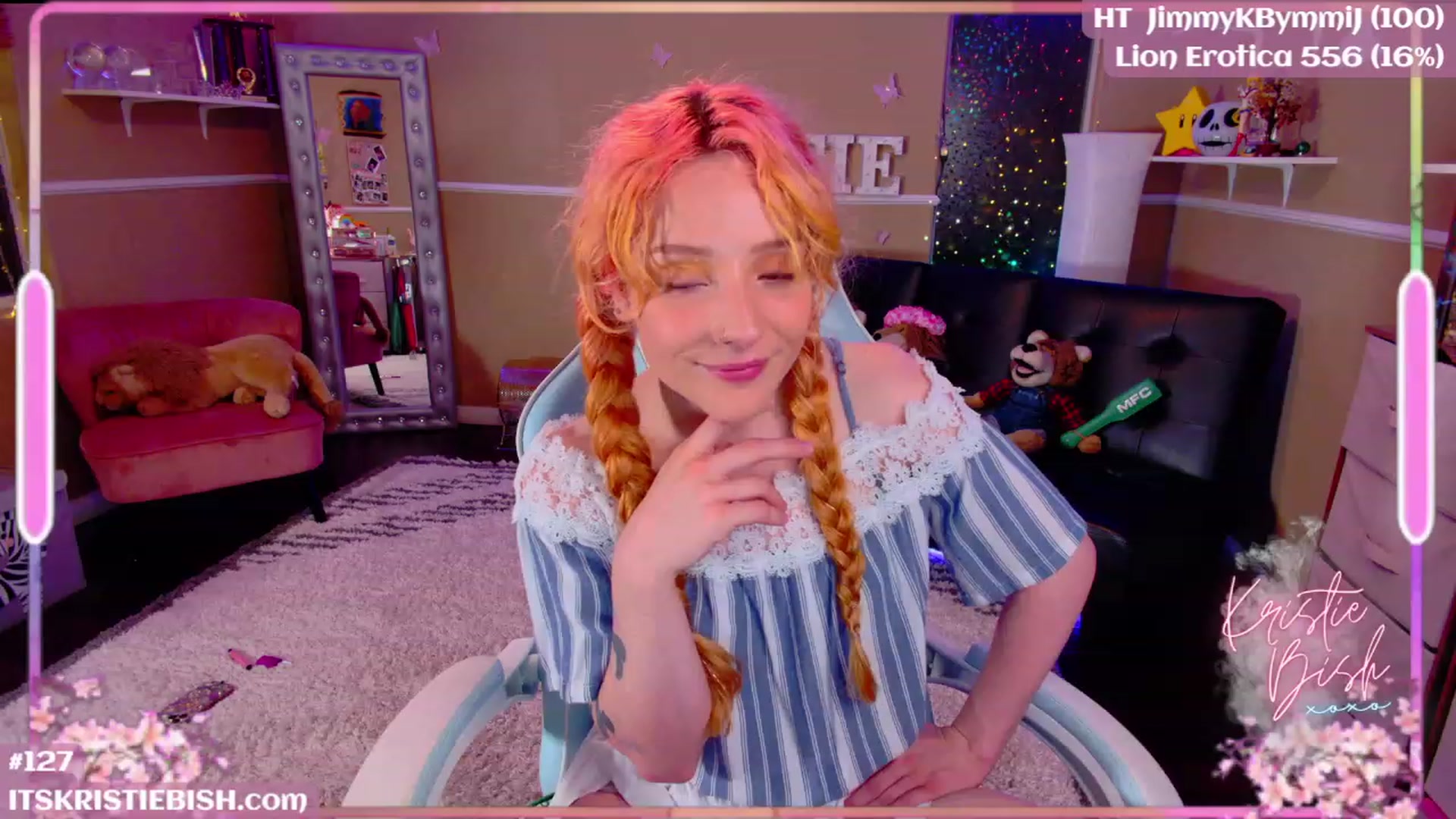 Gallery image thumbnail from KristieBish's myfreecams stream on, 06/12/2023, 04:04 image 14 of 20