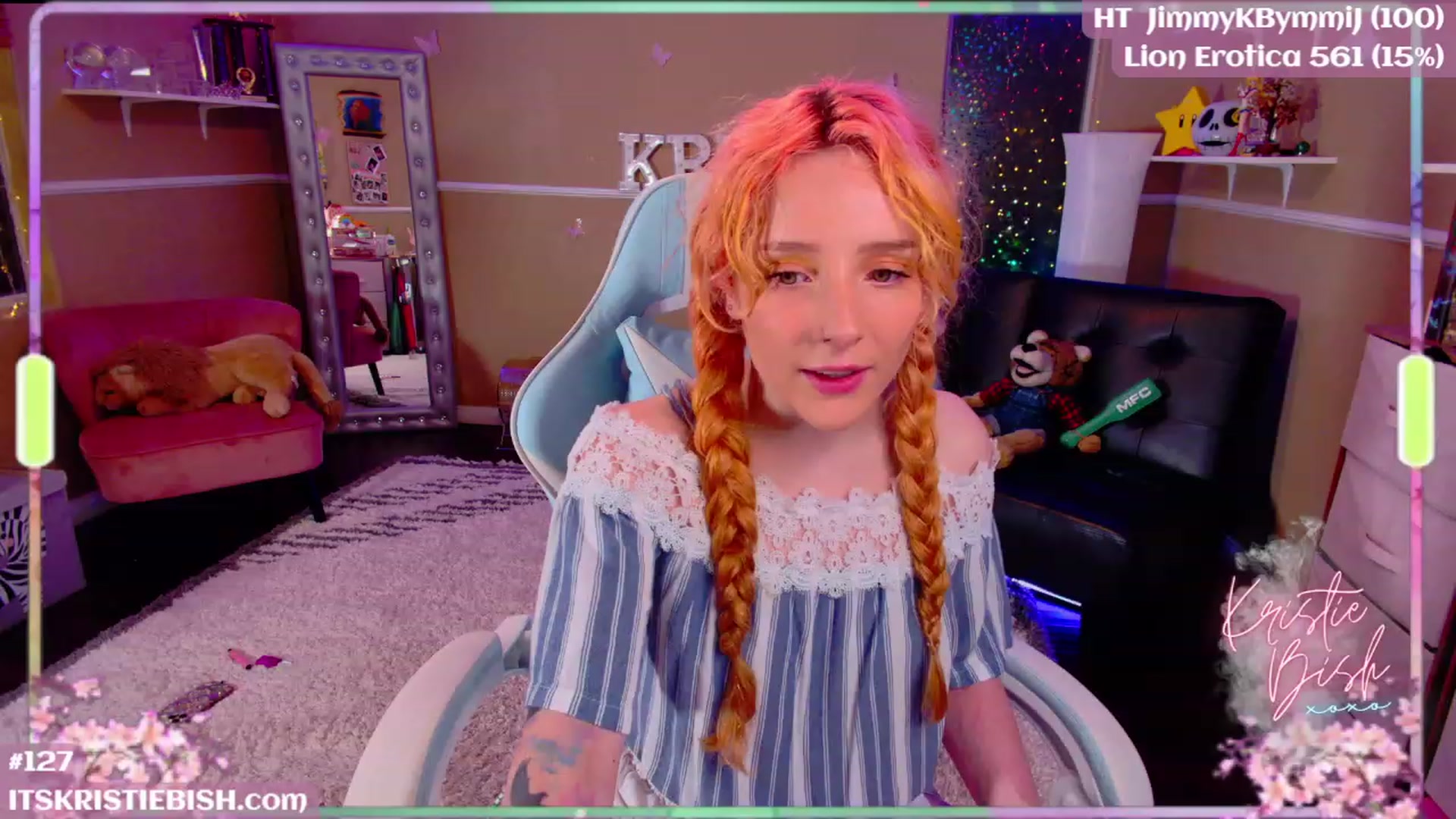 Gallery image thumbnail from KristieBish's myfreecams stream on, 06/12/2023, 04:04 image 11 of 20