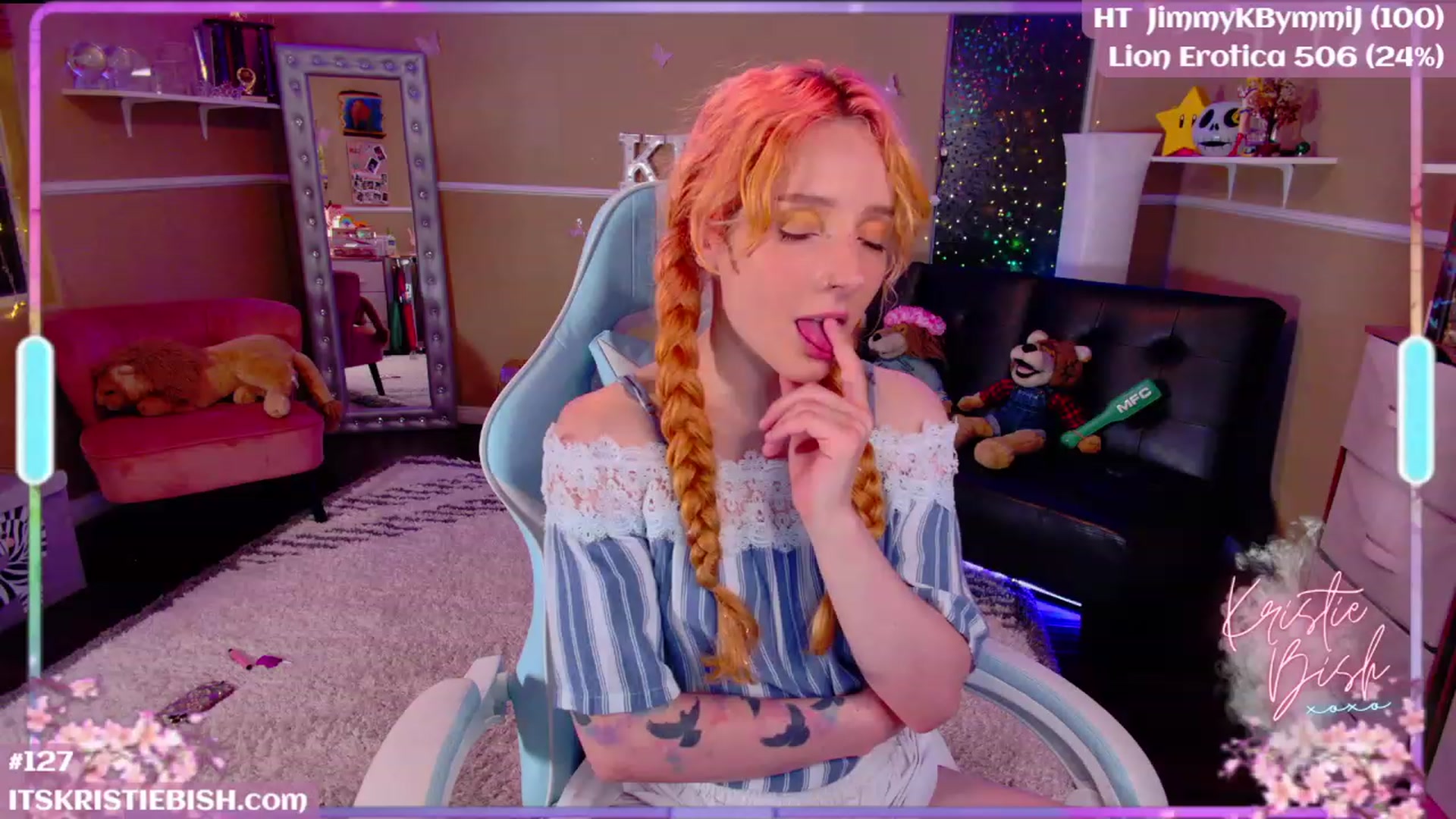Gallery image thumbnail from KristieBish's myfreecams stream on, 06/12/2023, 04:04 image 17 of 20