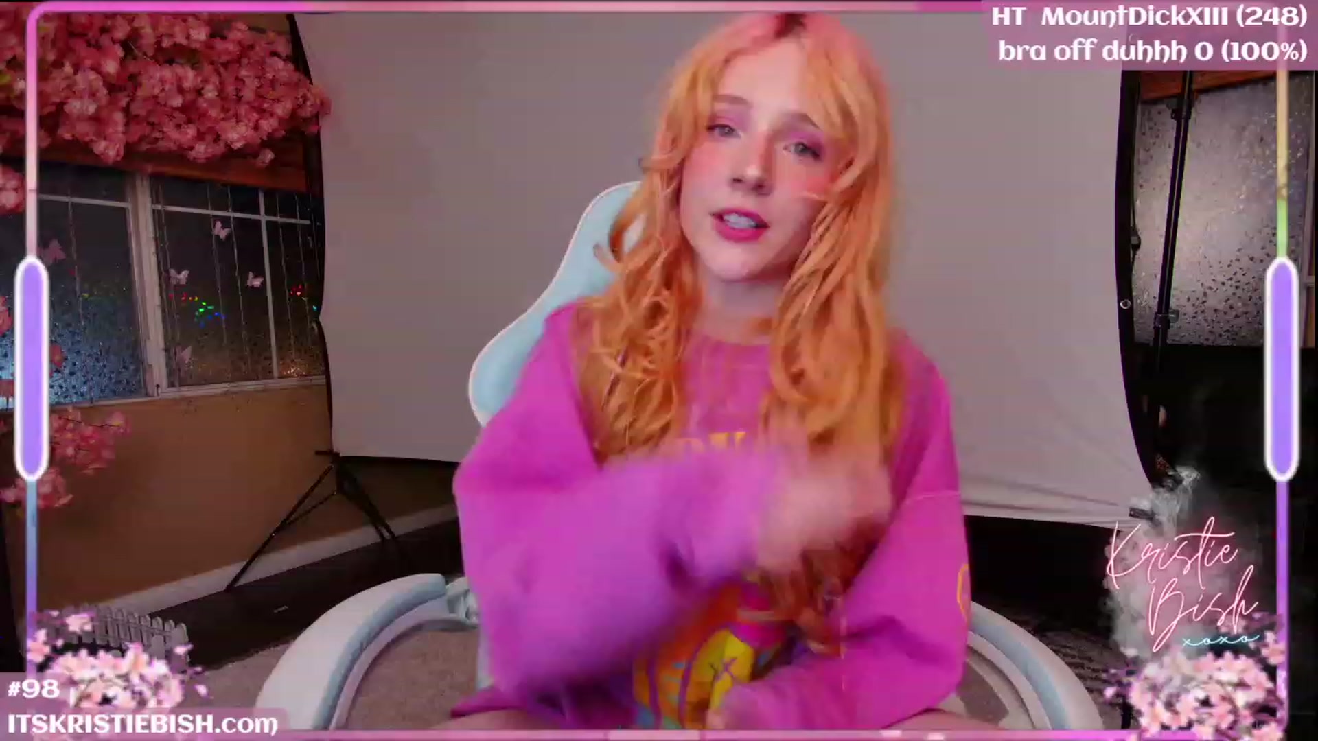 Gallery image thumbnail from KristieBish's myfreecams stream on, 06/20/2023, 04:19 image 12 of 20
