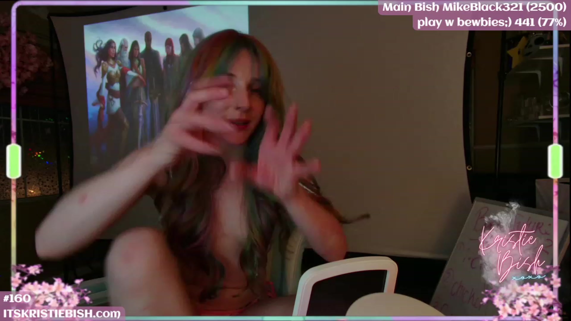 Gallery image thumbnail from KristieBish's myfreecams stream on, 07/02/2023, 08:34 image 18 of 20