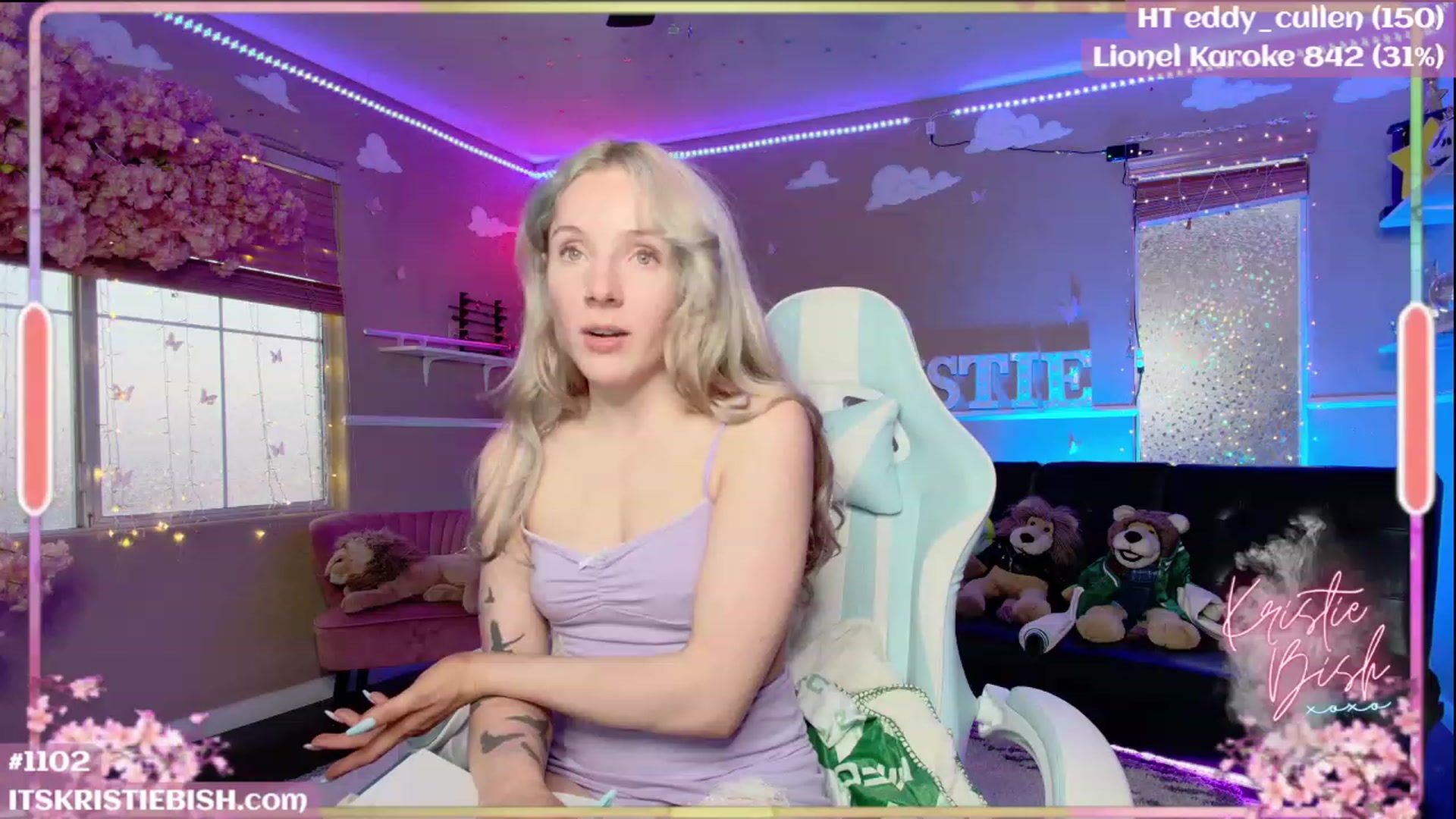 Gallery image thumbnail from KristieBish's myfreecams stream on, 08/03/2023, 03:50 image 8 of 20