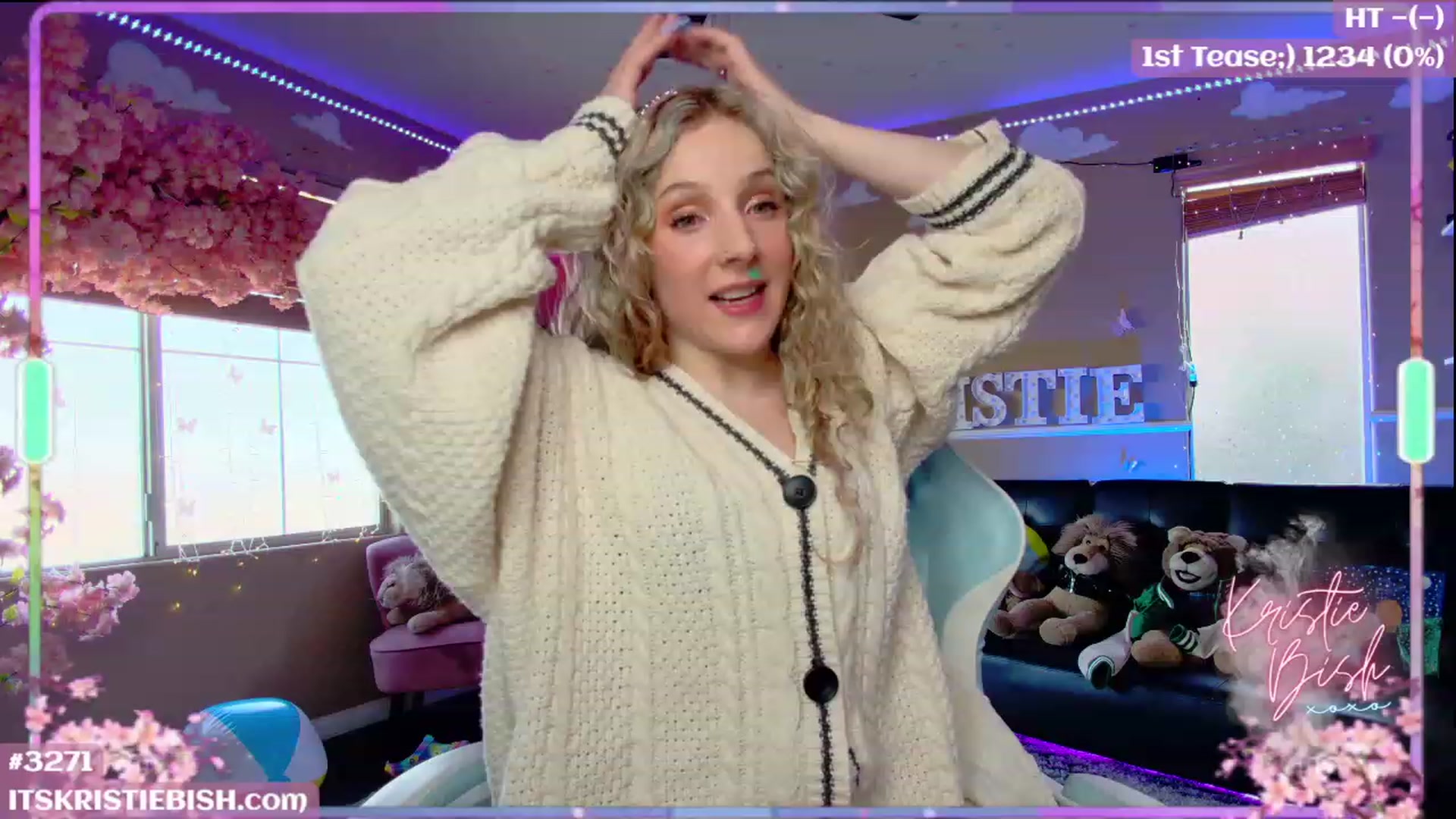 Gallery image thumbnail from KristieBish's myfreecams stream on, 08/12/2023, 02:32 image 3 of 20
