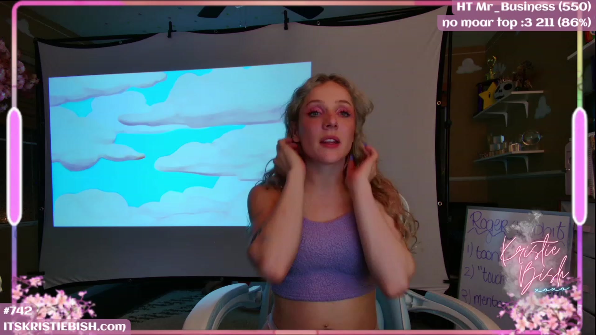 Gallery image thumbnail from KristieBish's myfreecams stream on, 08/13/2023, 07:48 image 6 of 20
