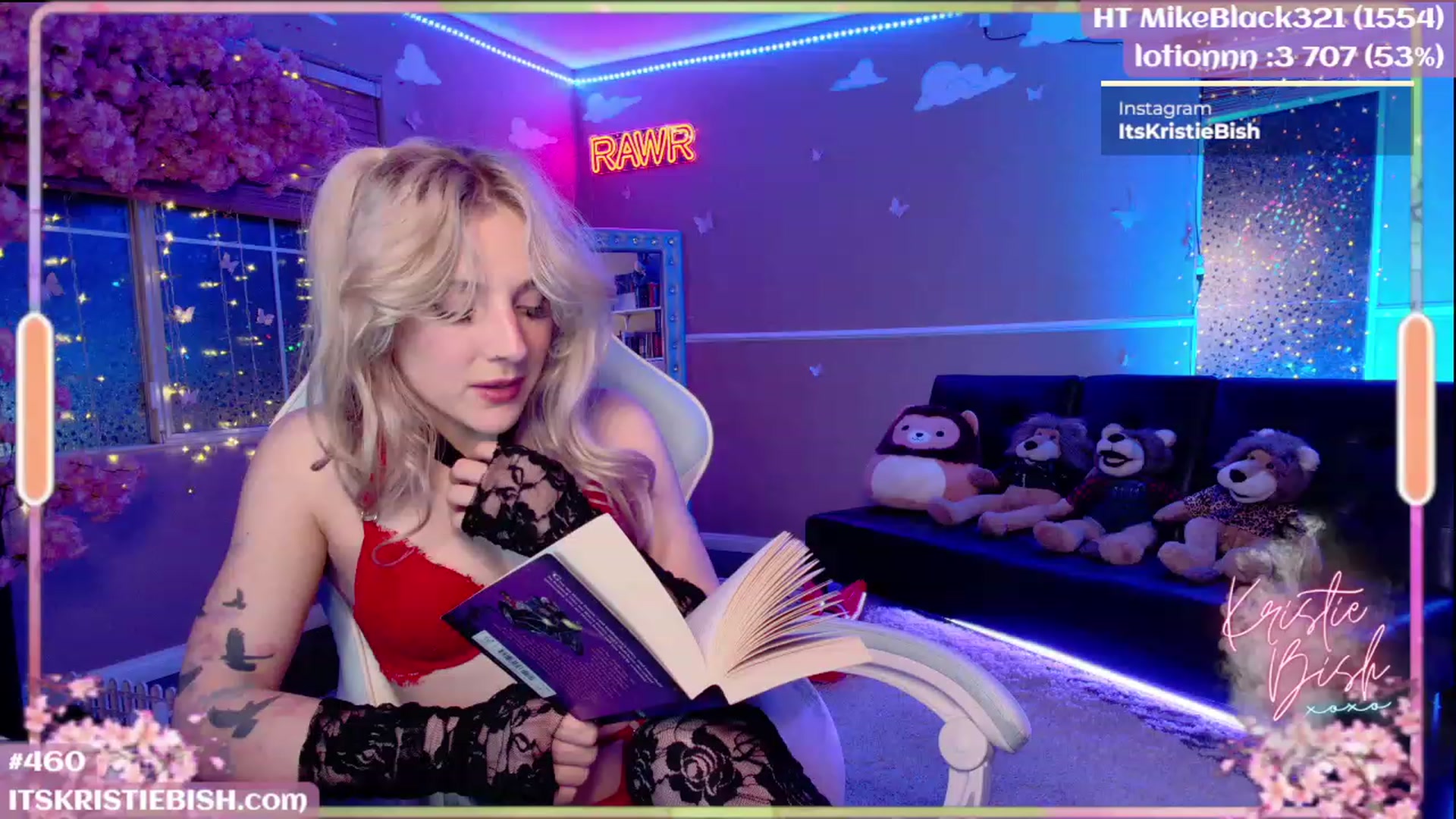 Gallery image thumbnail from KristieBish's myfreecams stream on, 08/16/2023, 06:04 image 4 of 20